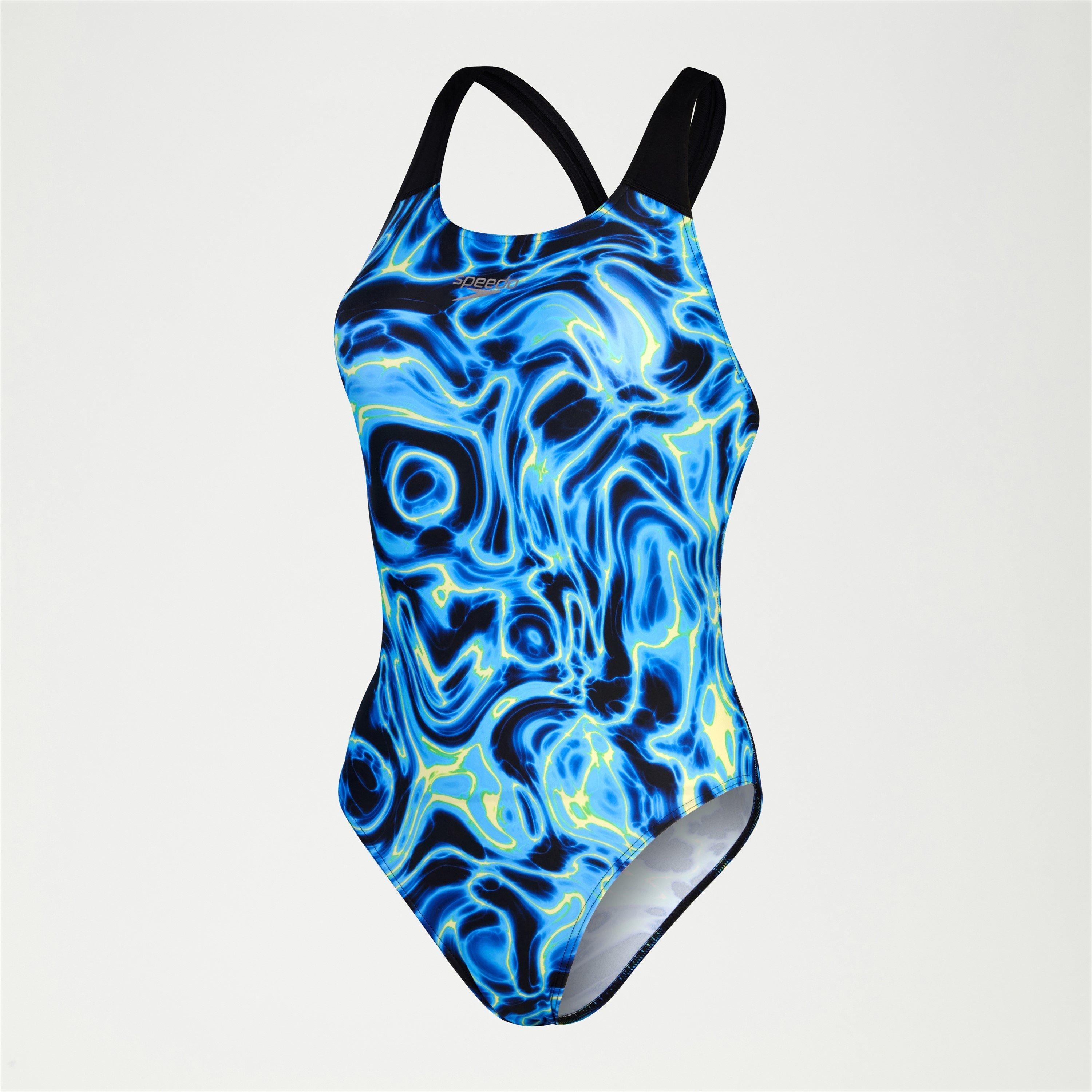 Blue/Black - Speedo - Women's One Piece Swimsuit - 1
