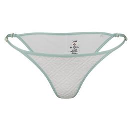 Casablanca Textured Bikini Bottoms