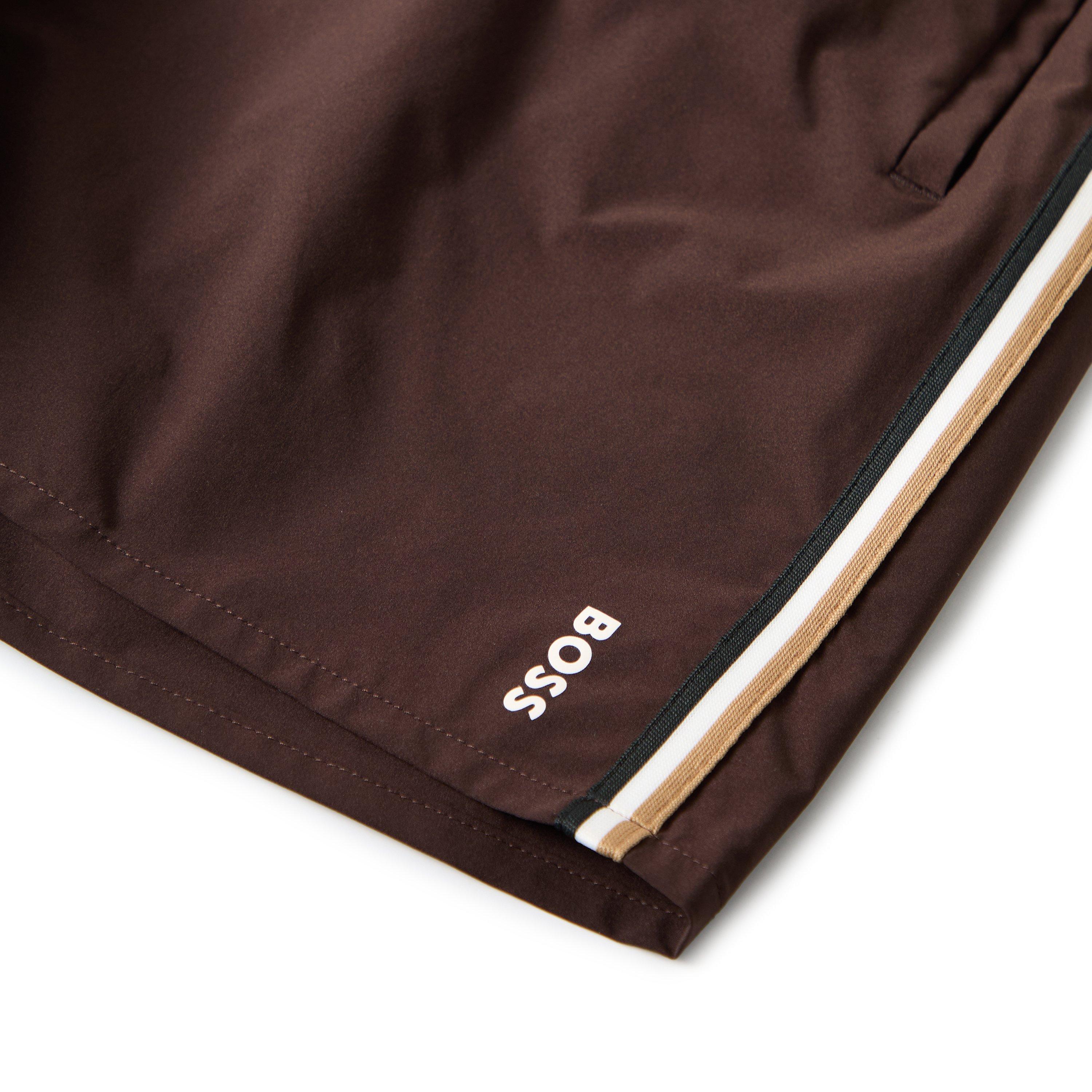 Dark Brown 207 - Boss - Men's Iconic Swim Shorts - 5