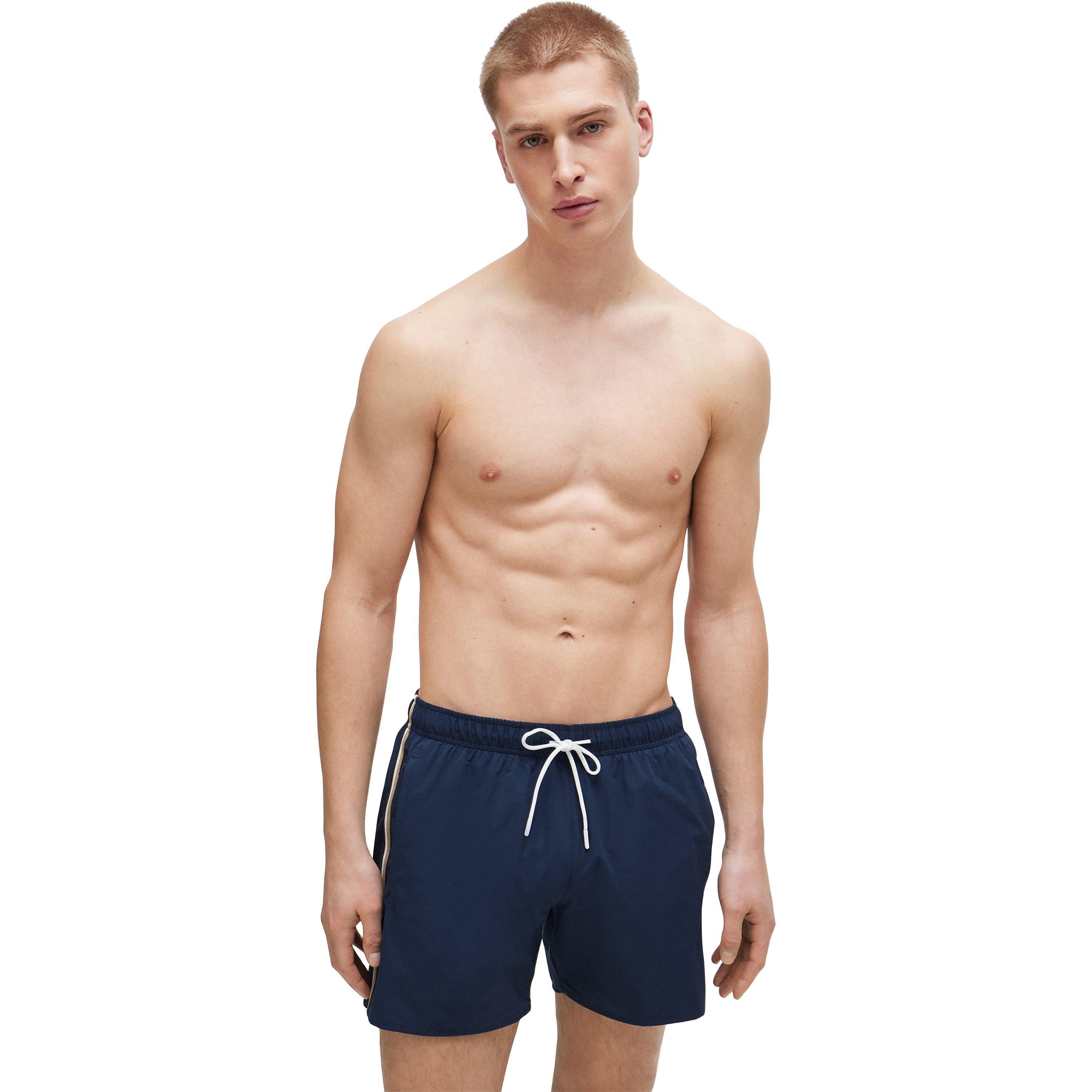 Navy - Boss - Men's Iconic Swim Shorts - 2
