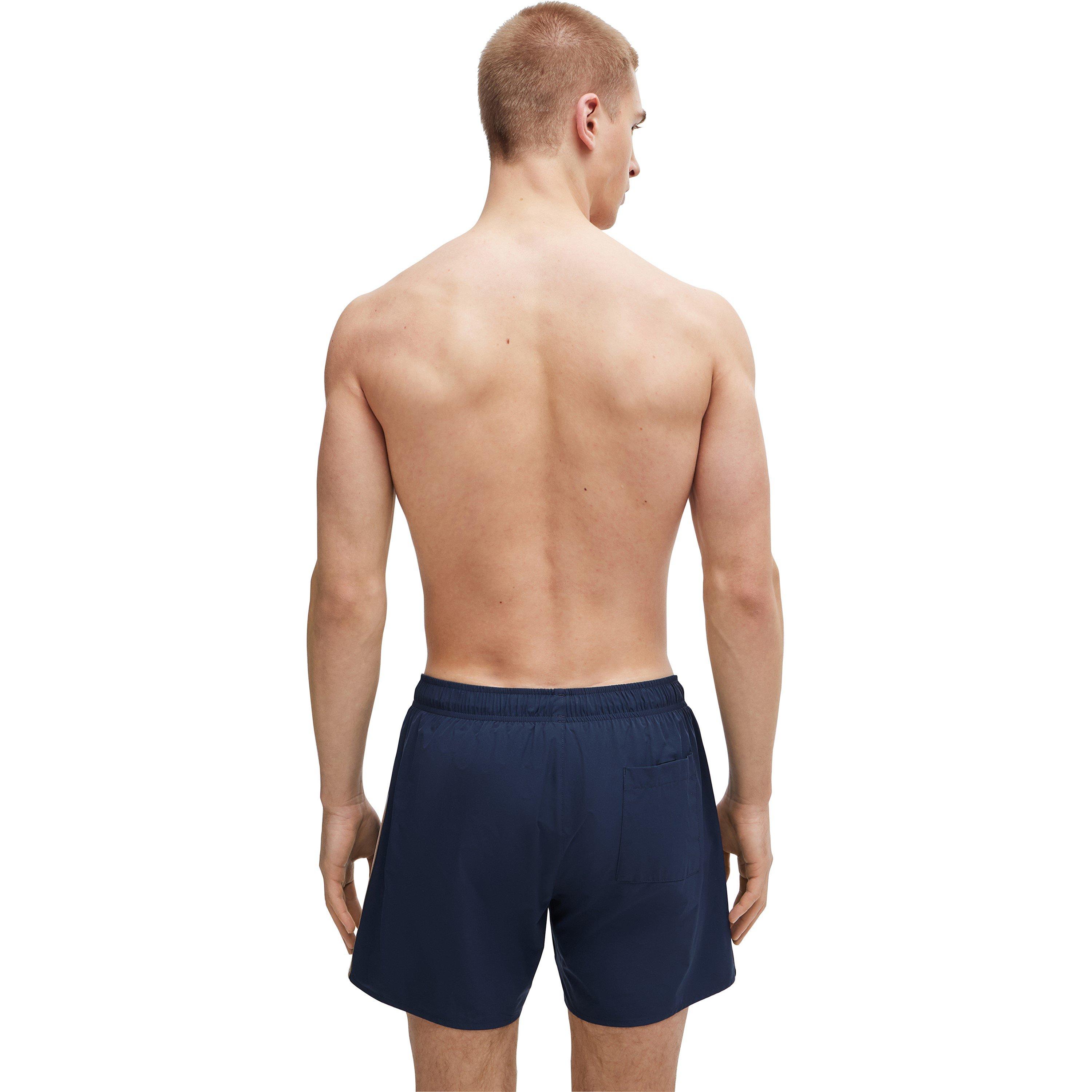 Navy - Boss - Men's Iconic Swim Shorts - 3
