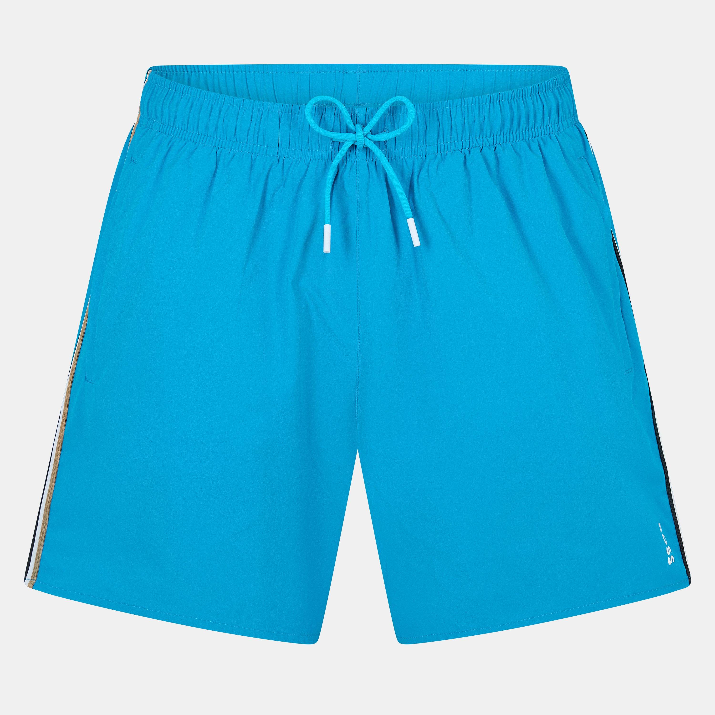 Boss Men's Iconic Swim Shorts - Turquoise/Aqua - S