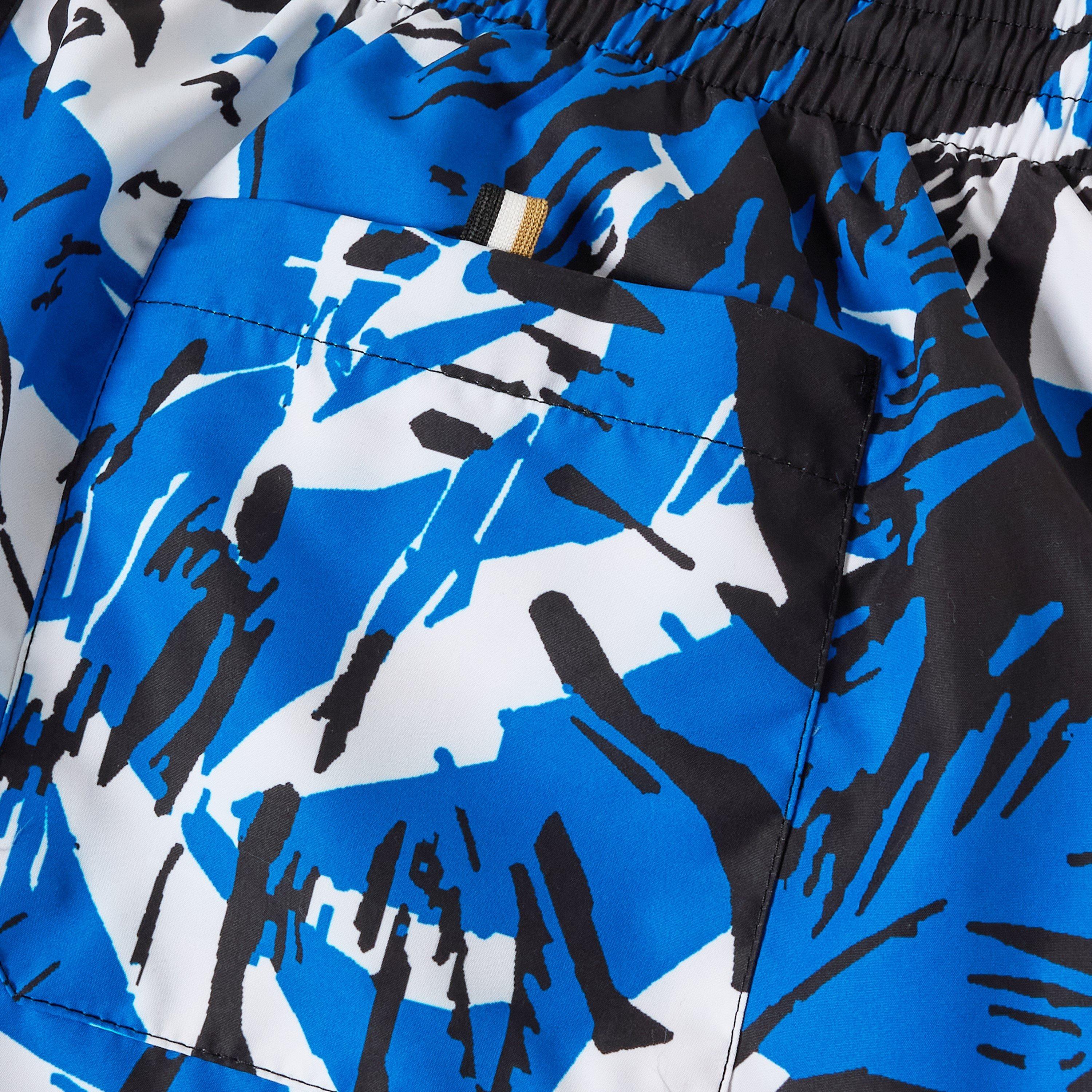 Bright Blue - Boss - Men's Piranha Swim Shorts - 3