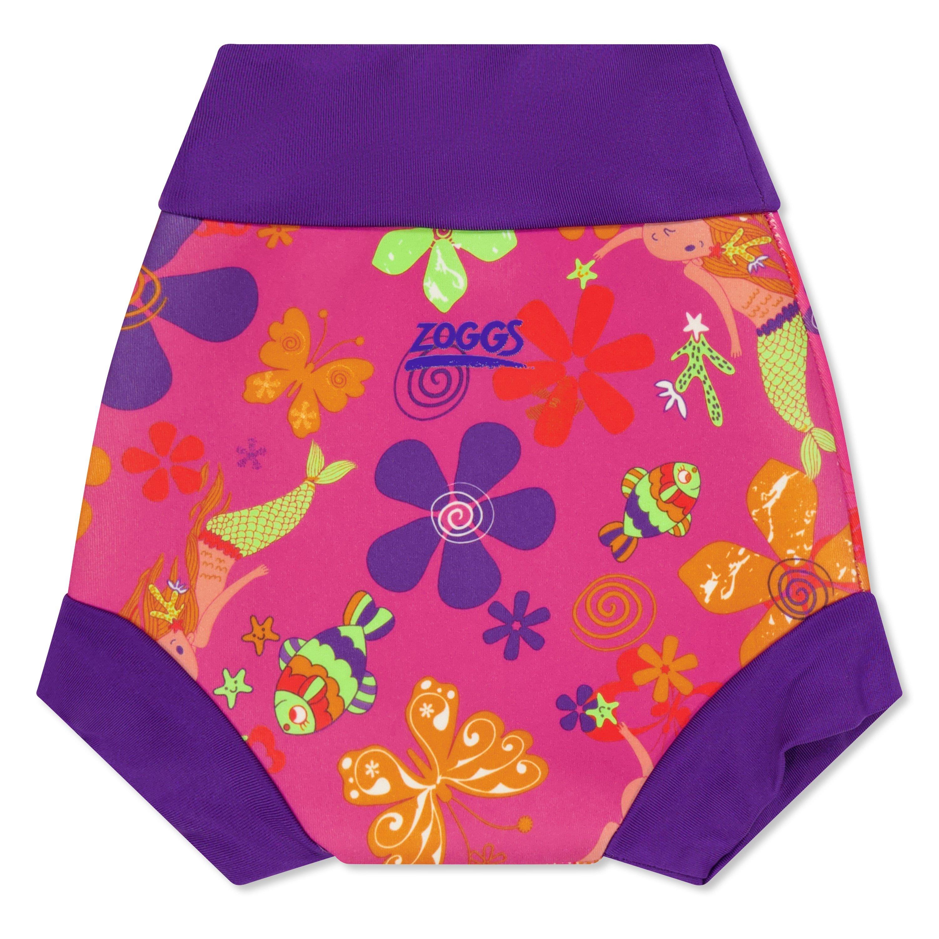 Pink - Zoggs - Mermaid Flower Swimsuit Infants - 1