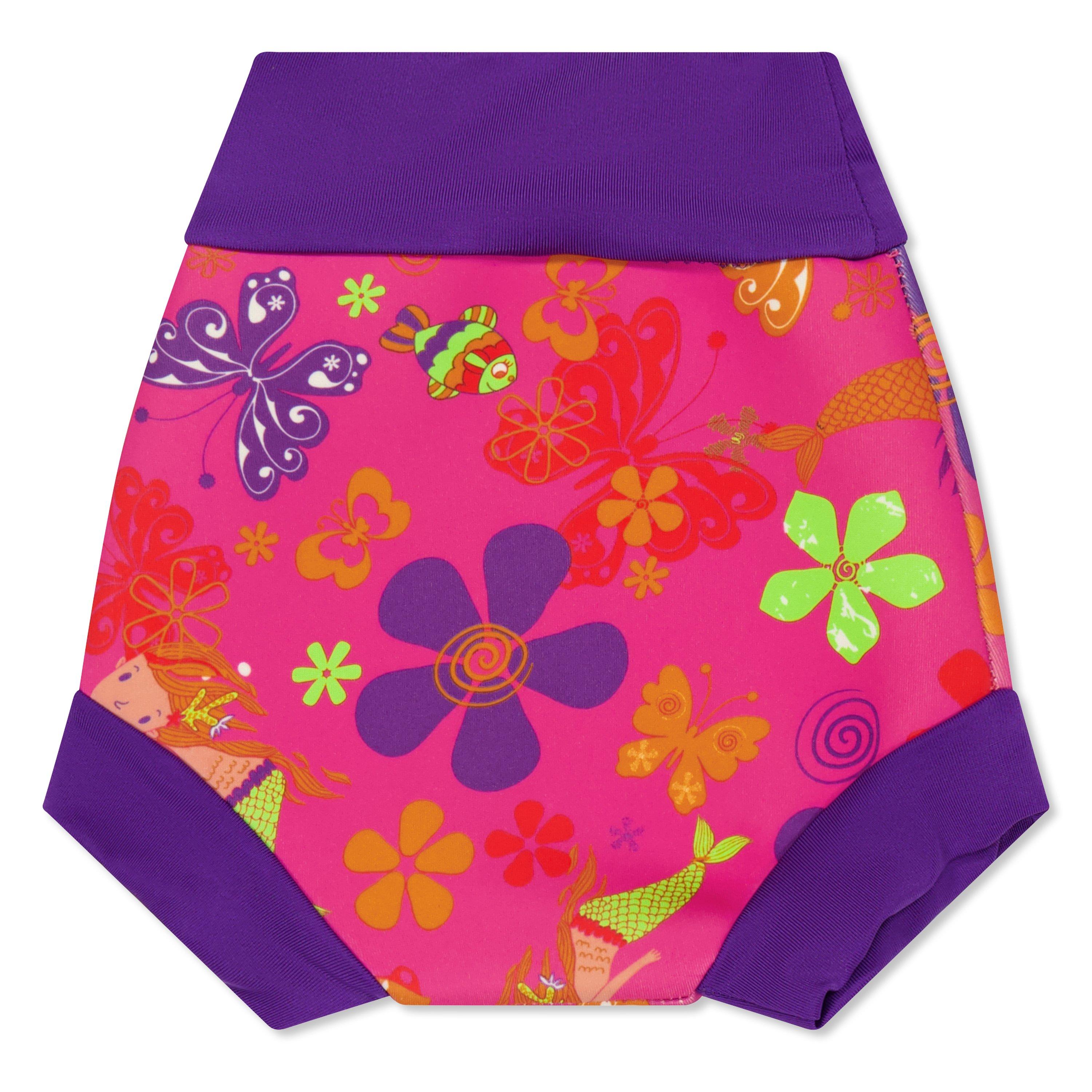 Pink - Zoggs - Mermaid Flower Swimsuit Infants - 2