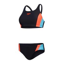 Speedo Womens Colourblock Splice 2.0 Swimsuit