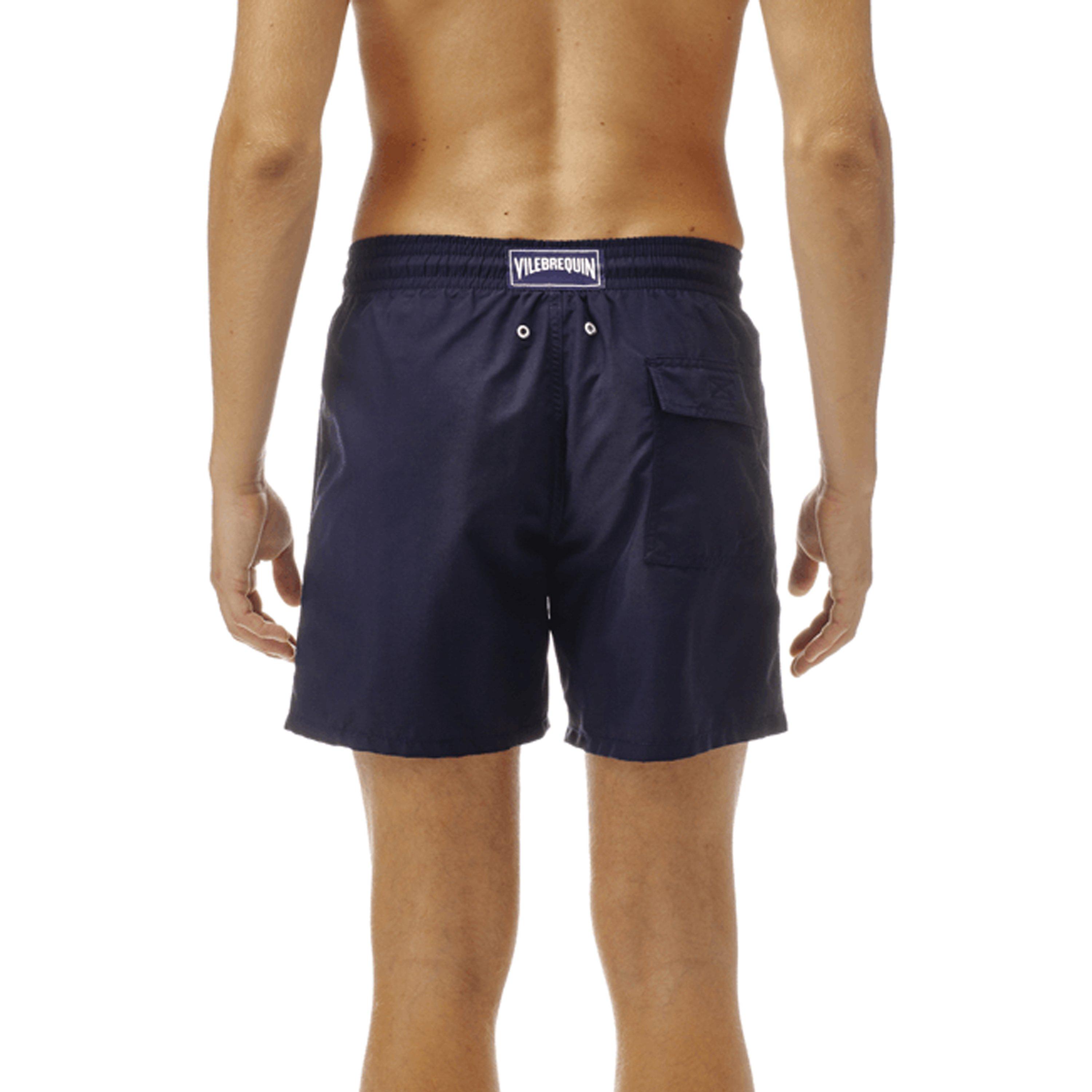 Navy 390 - Vilebrequin - Men's Moorea Swim Shorts - 4