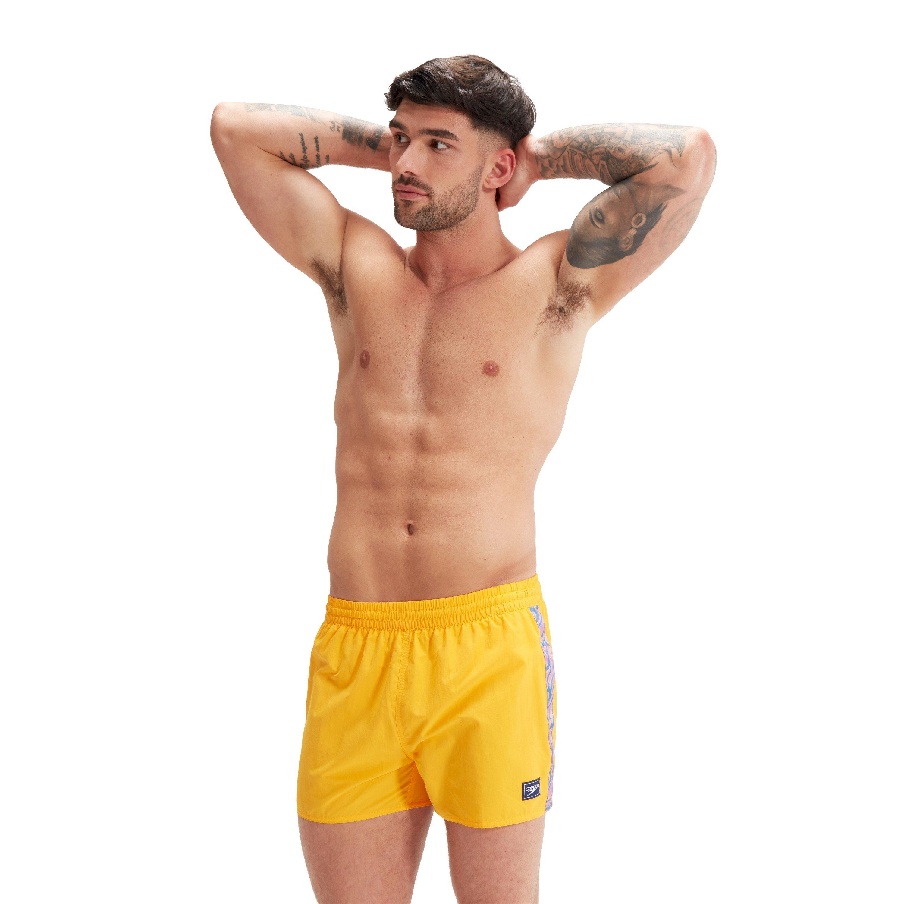 Yellow - Speedo - Retro 13 Swim Shorts - 2