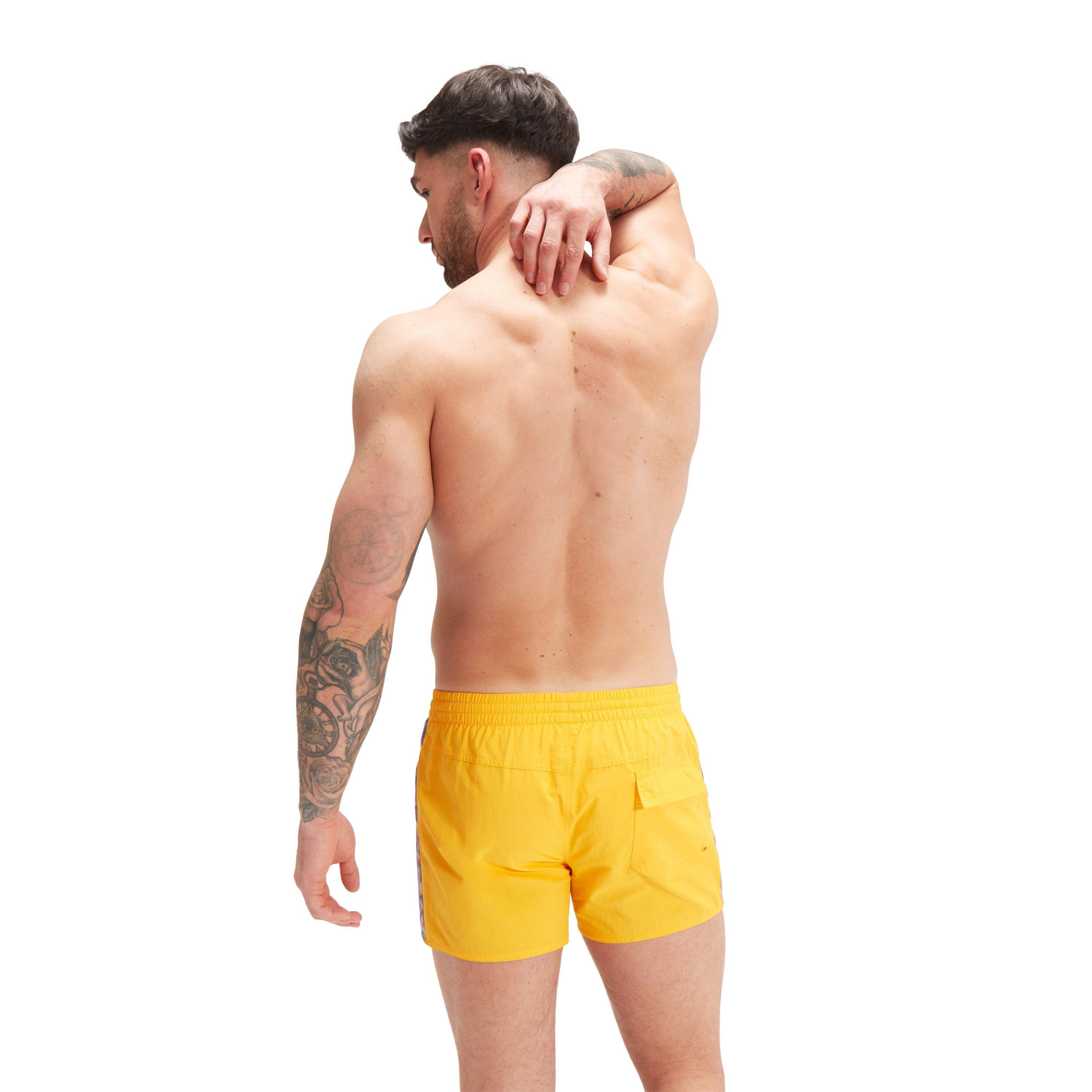 Yellow - Speedo - Retro 13 Swim Shorts - 4