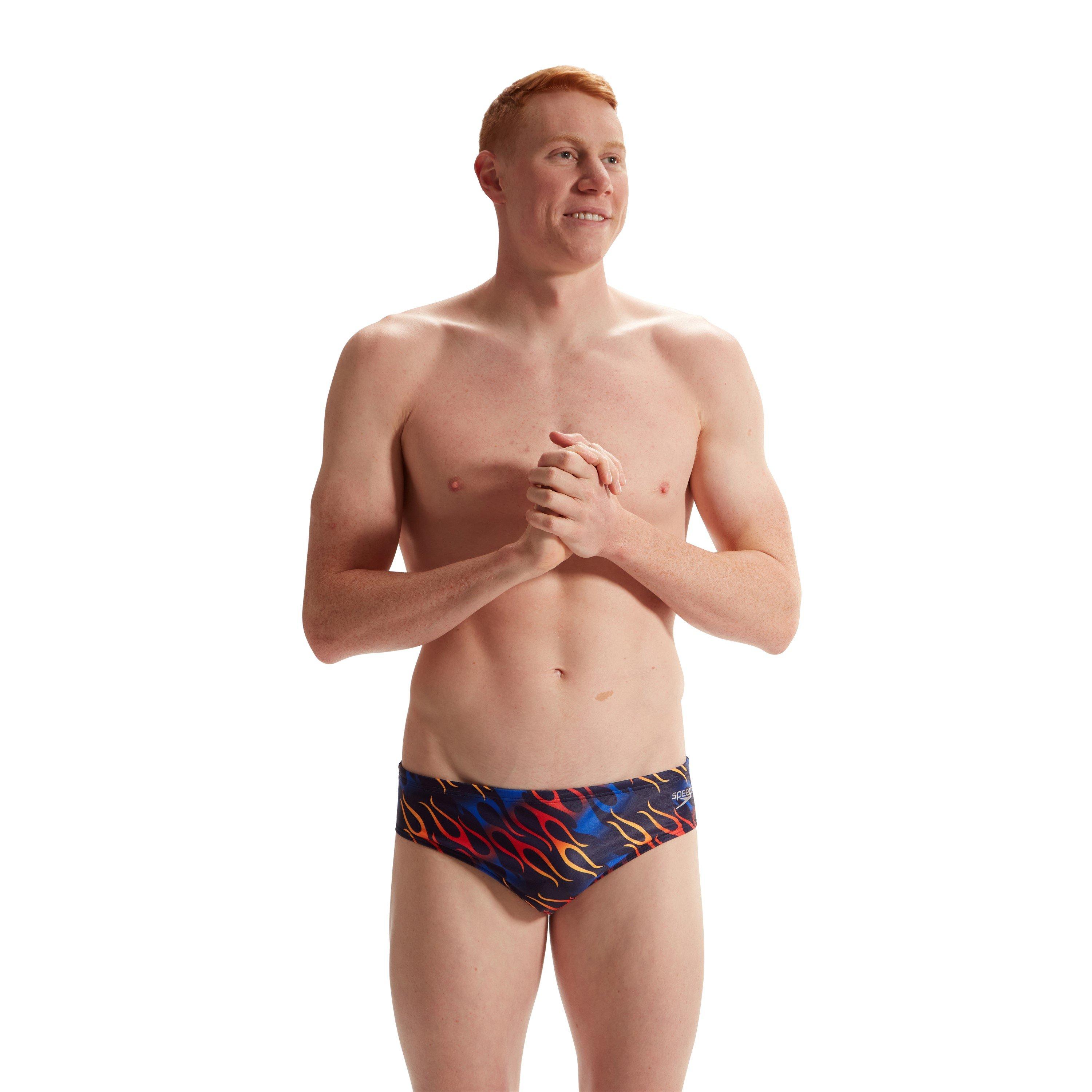 Blau/Rot - Speedo - Alov Digi Swimming Trunk - 2