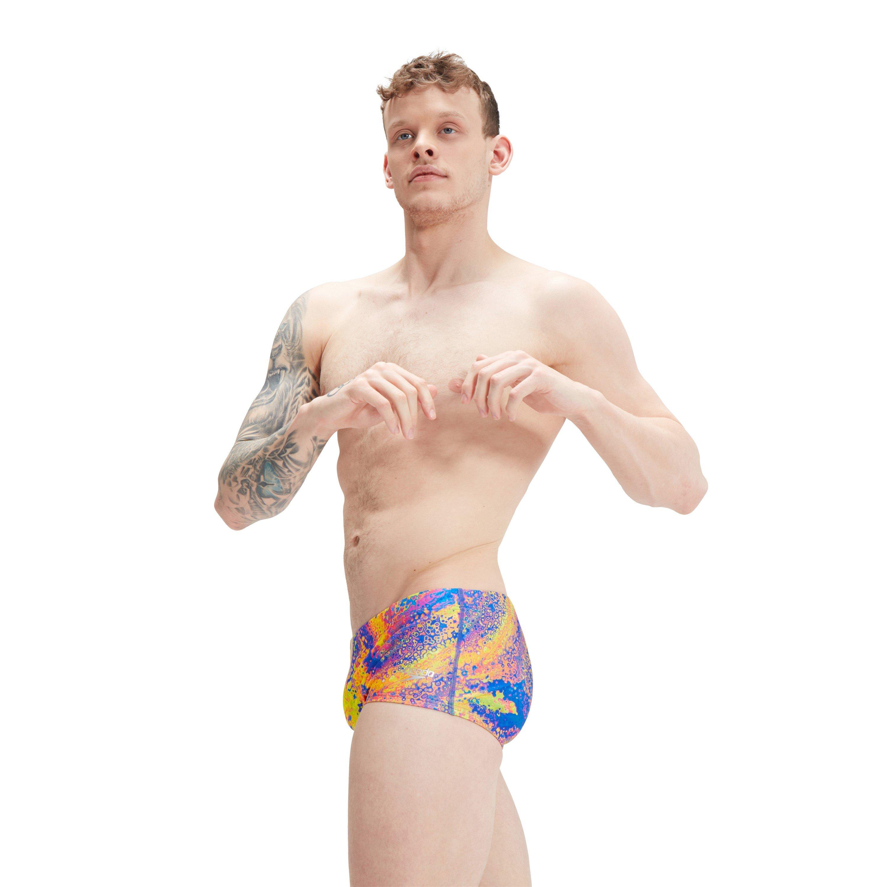 Roze/Geel - Speedo - Club Digital Swimming Trunks - 3
