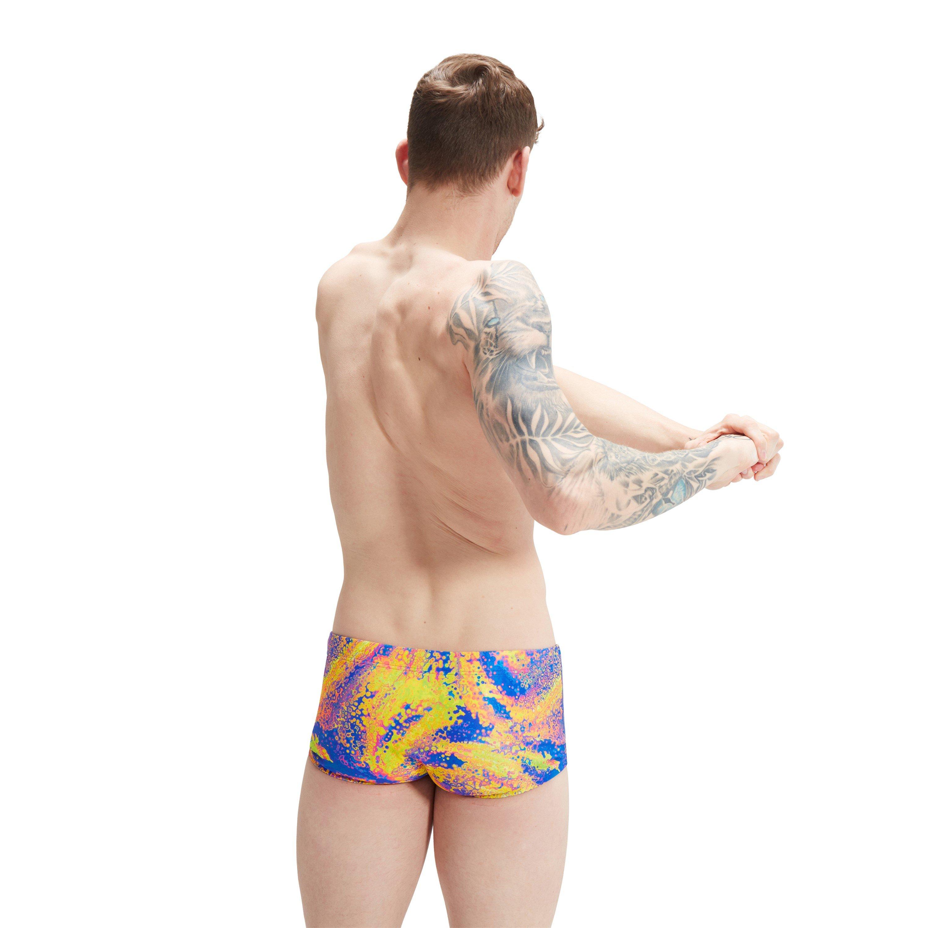 Roze/Geel - Speedo - Club Digital Swimming Trunks - 4