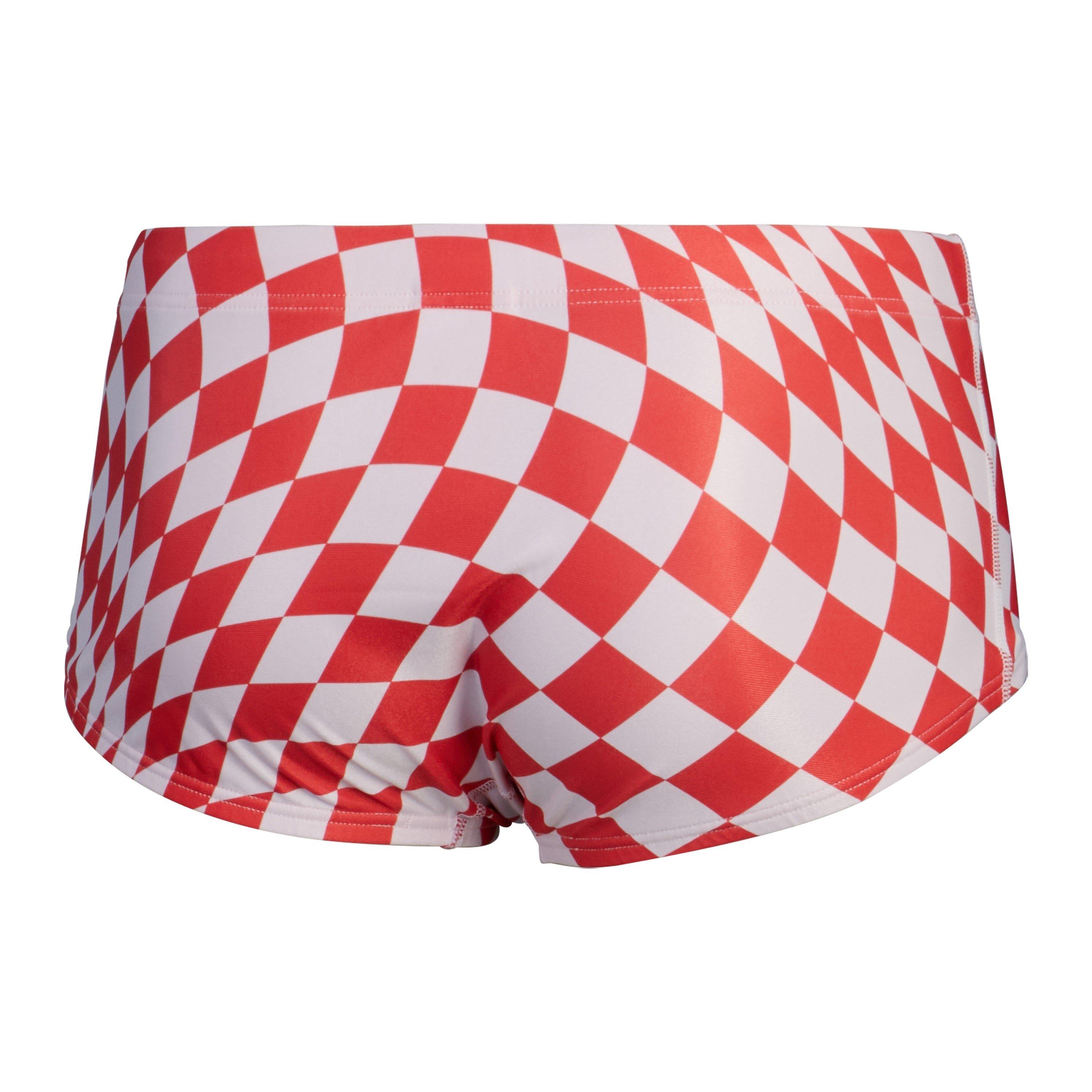 Rood/Wit - Speedo - Club Digital Swimming Trunks - 5