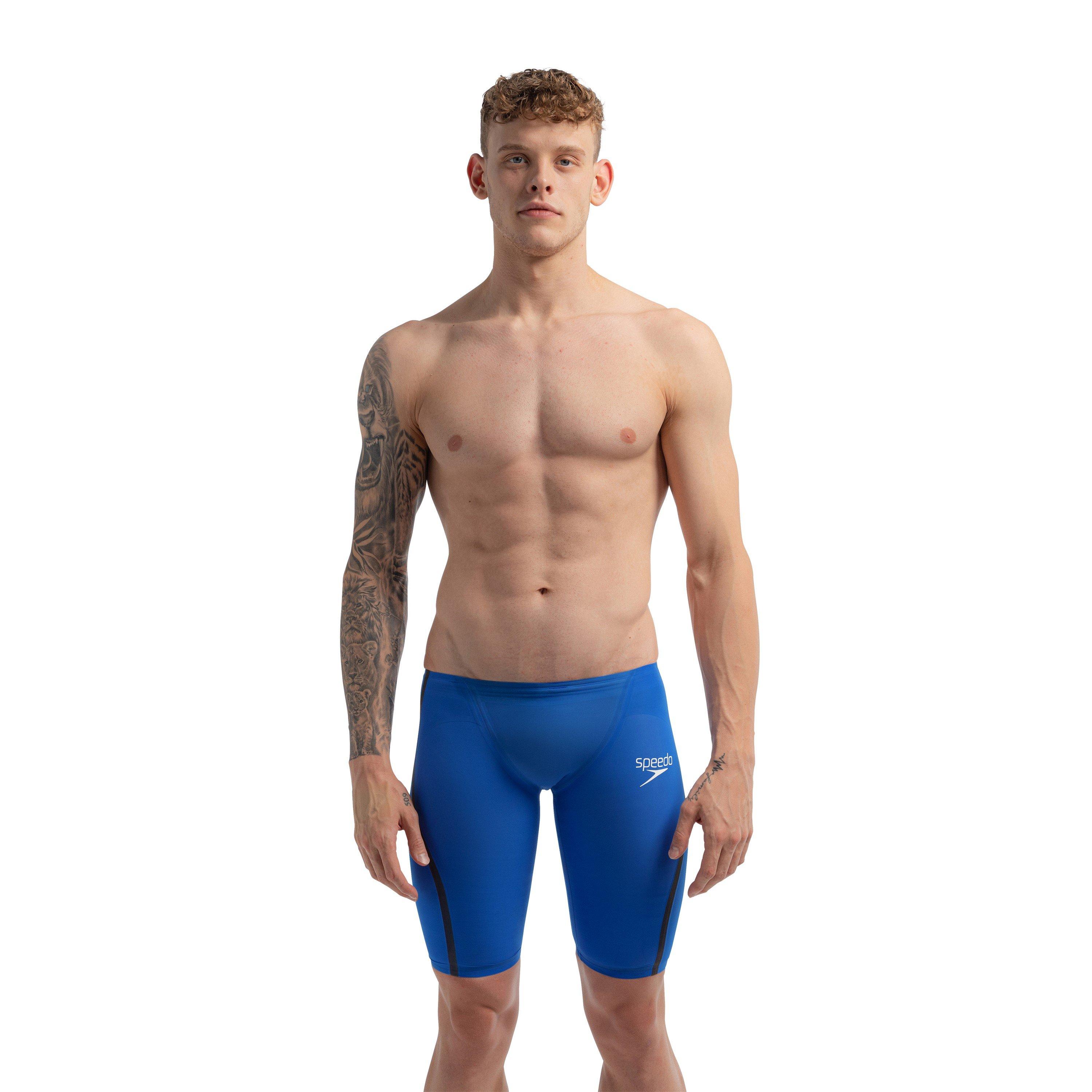 Blauw - Speedo - Fastskin LZR Pure Intent 2.0 Swim Jammers Mens - 2