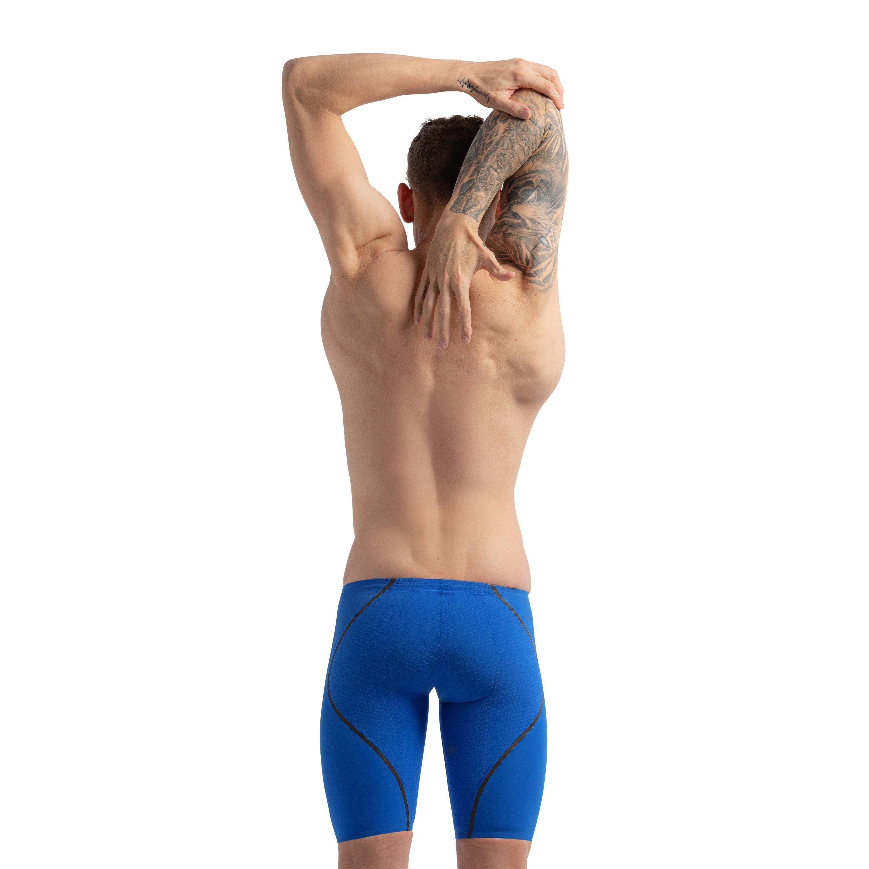 Blauw - Speedo - Fastskin LZR Pure Intent 2.0 Swim Jammers Mens - 4
