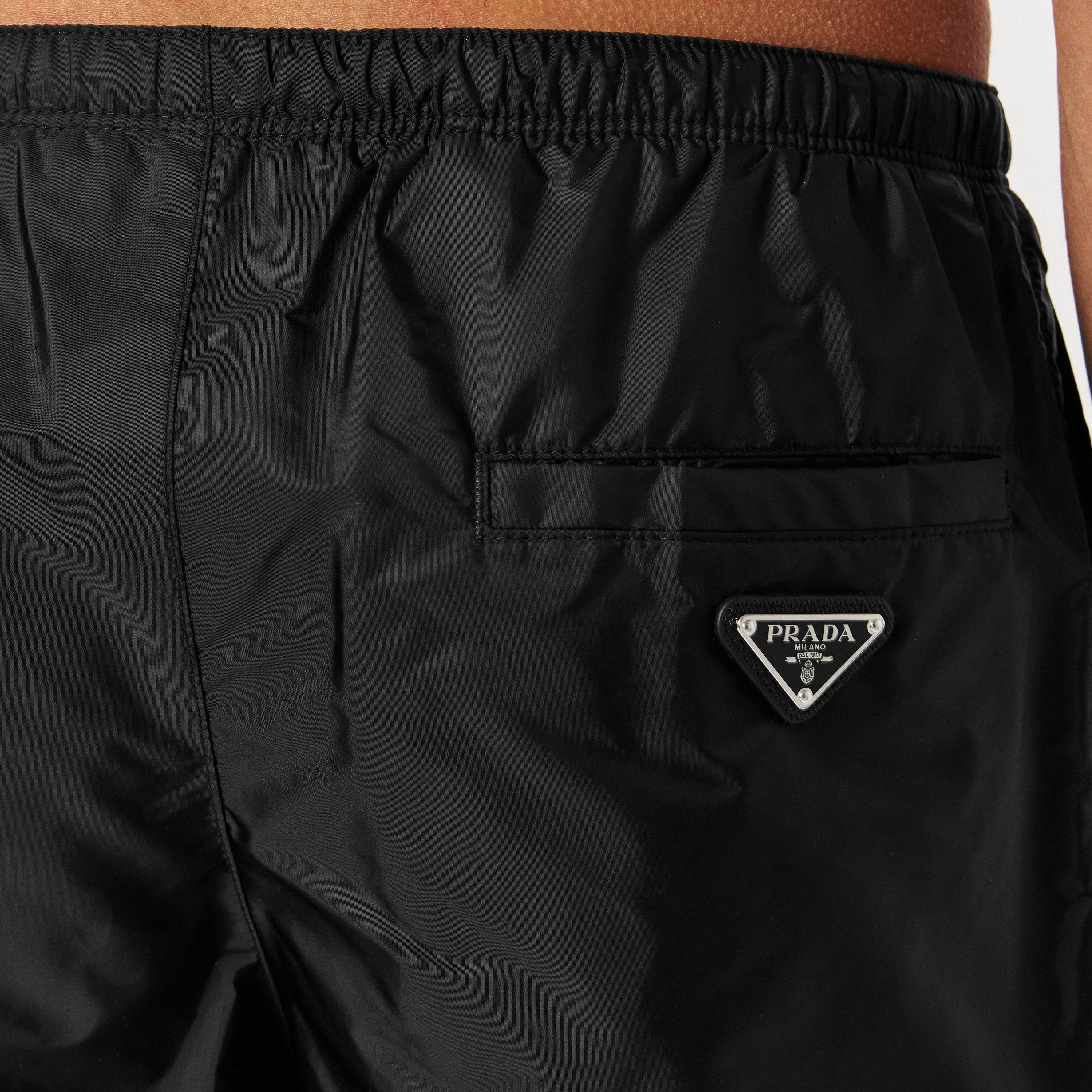 Black - Prada - Men'S Re-Nylon Swim Shorts - 5
