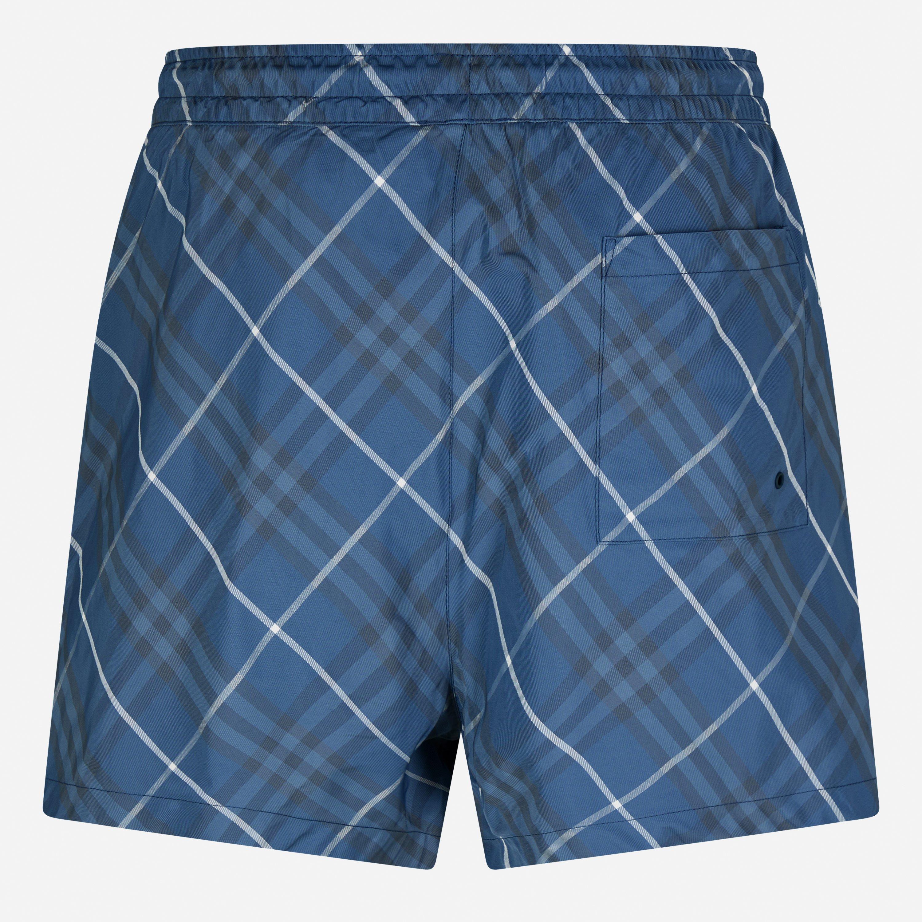 Pewter - Burberry - Men's Burb Check Swim Shorts - 2