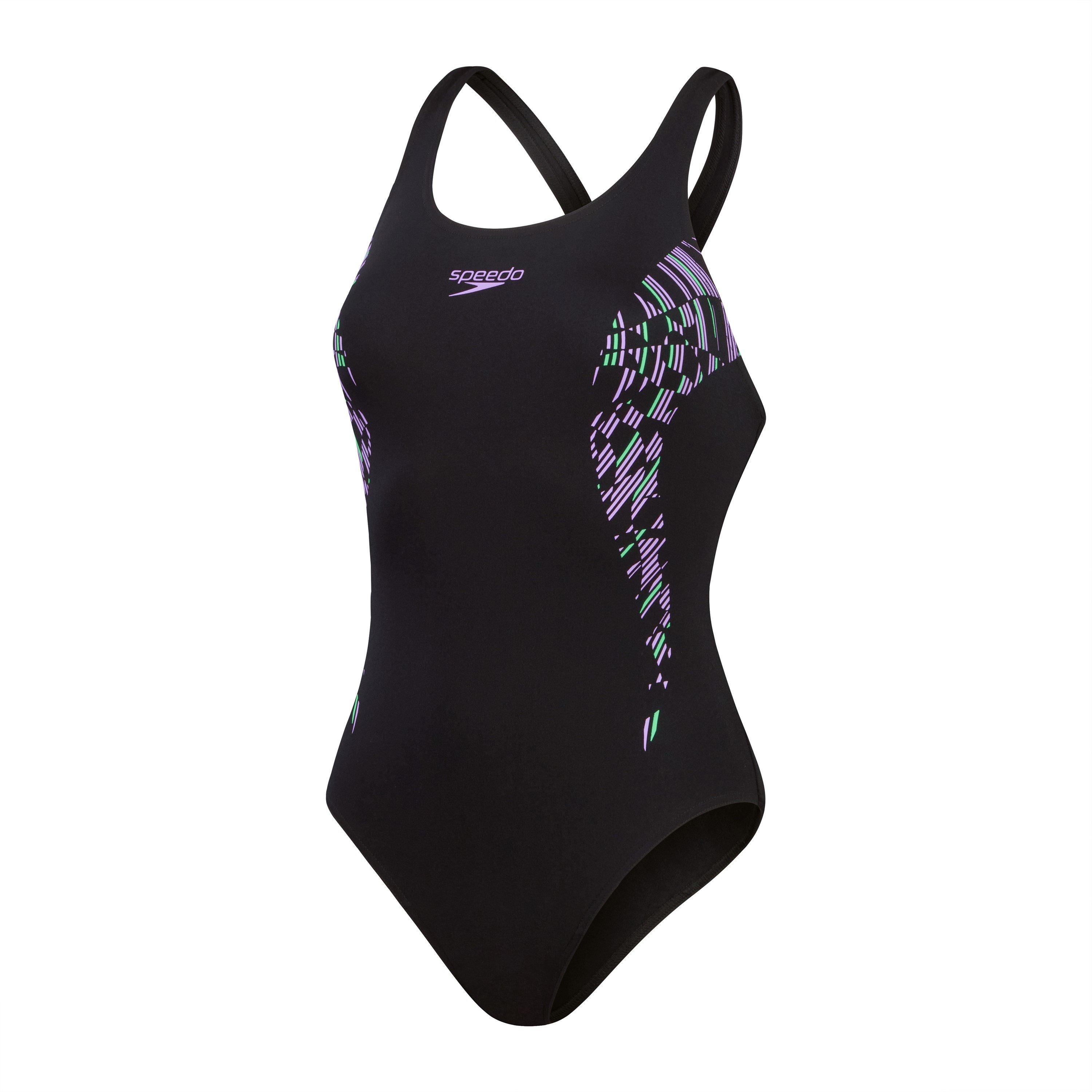 Azul Marinho/Roxo - Speedo - One Piece Swimsuit - 1