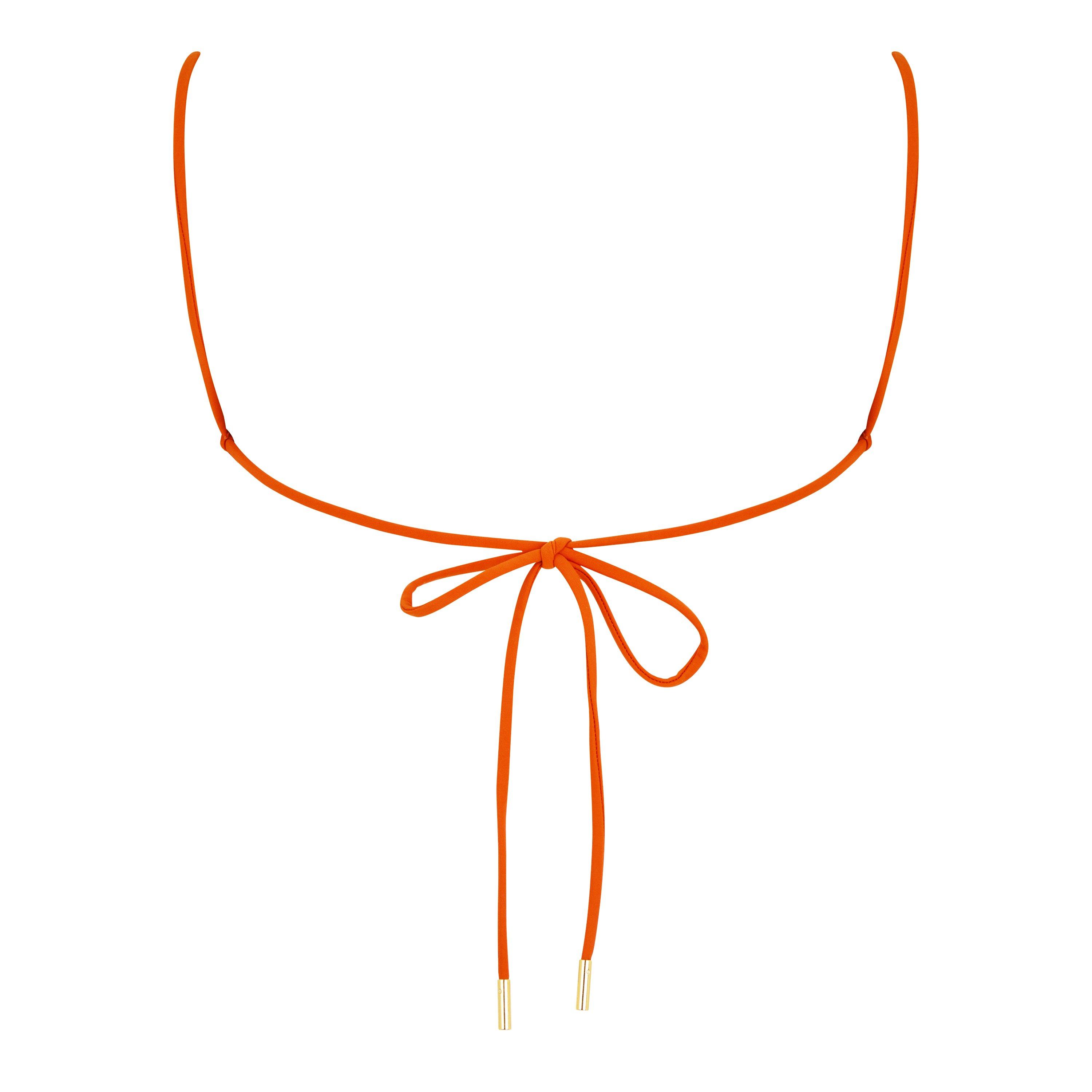 Orange - Saint Laurent - Chain Triangle Bikini Top - 7