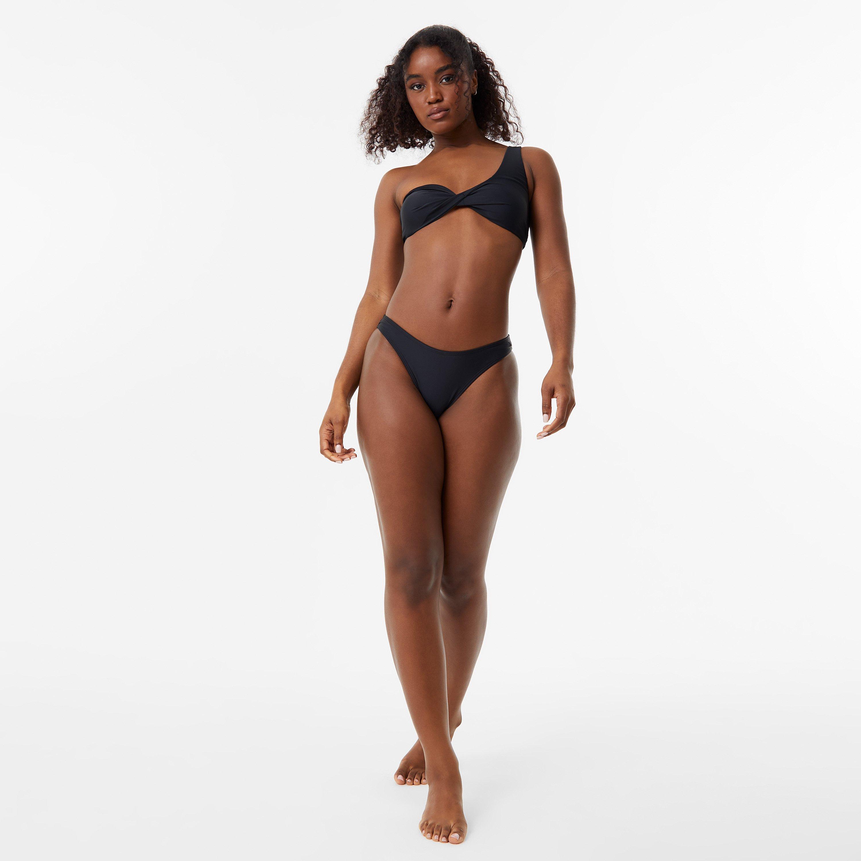 Black - Jack Wills - High Waist Tanga Pant - 4