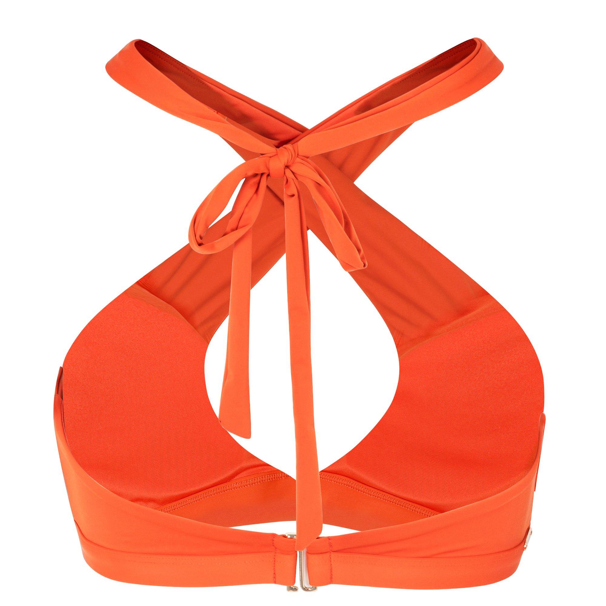 Orange - Firetrap - Plunge Top - 4