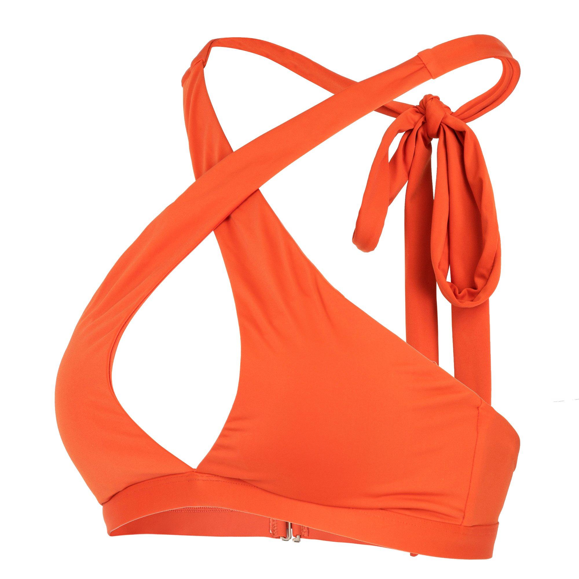 Orange - Firetrap - Plunge Top - 5