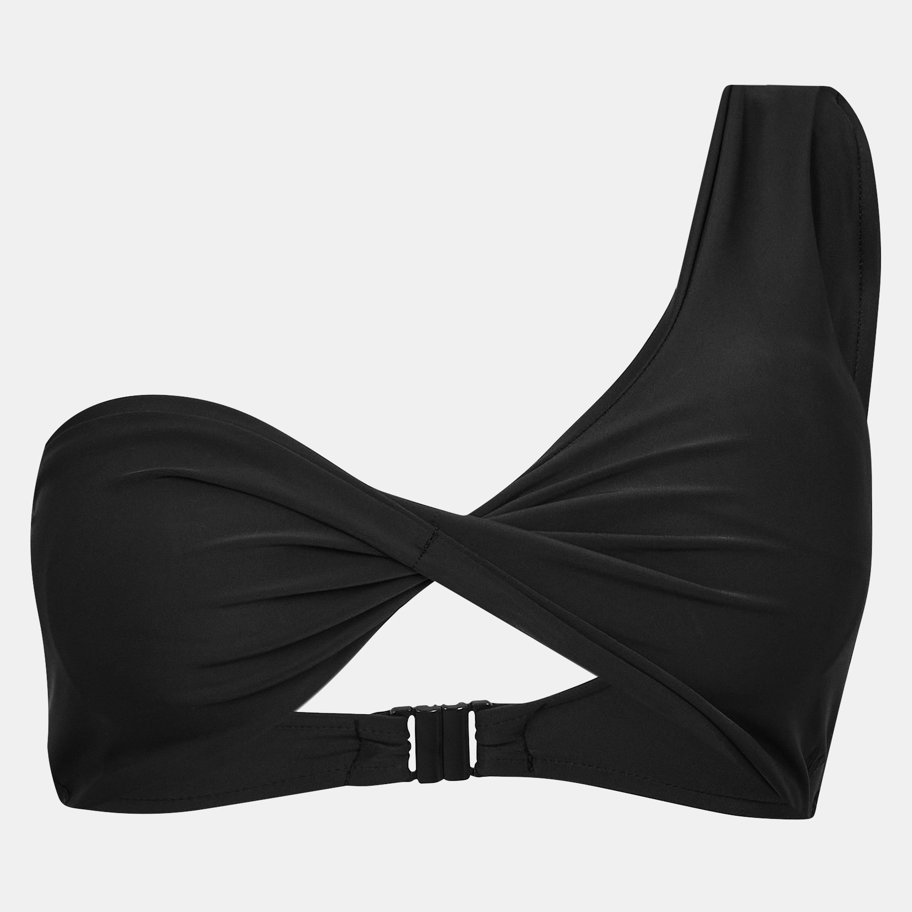 Jack Wills Asymmetric Twist Front Bikini Top Womens