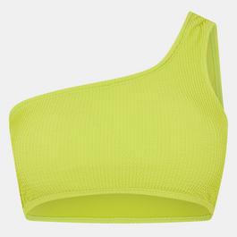 Jack Wills Asymmetric Crinkle Bikini Top