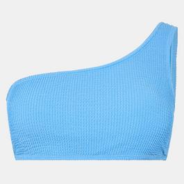 Jack Wills Asymmetric Crinkle Bikini Top