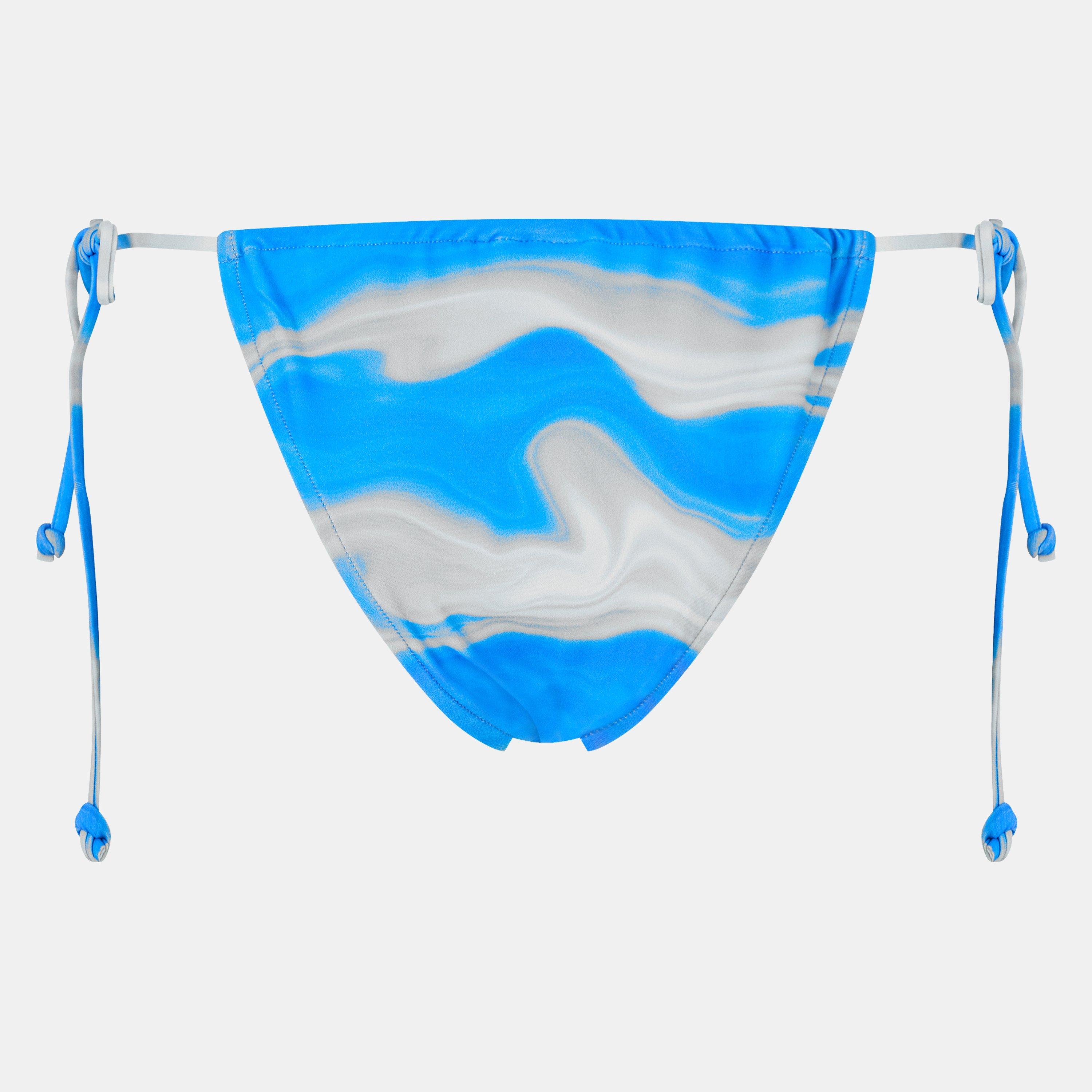 Blauwe Swirl - Jack Wills - Adjustable Bikini Bottom - 2
