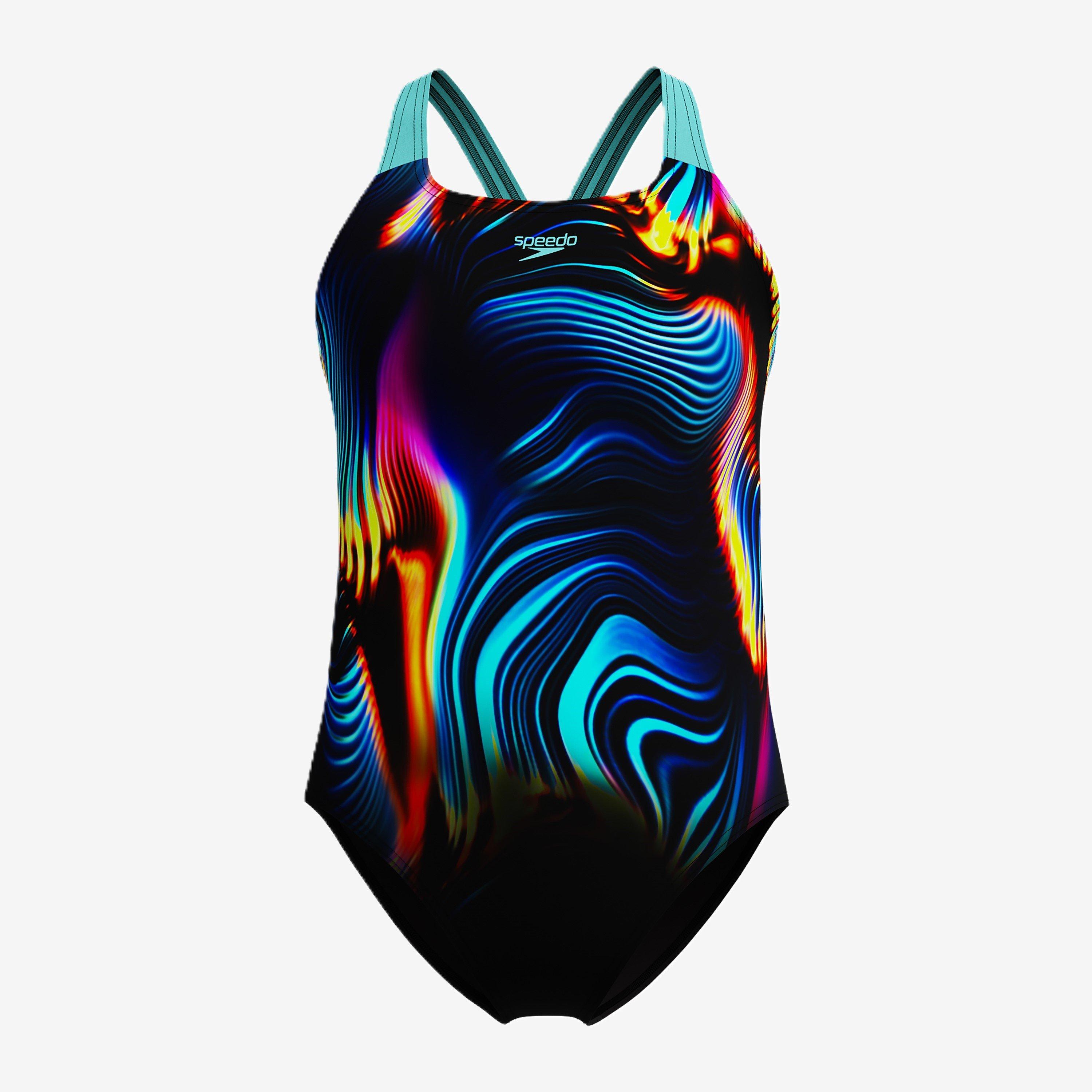 Speedo Girls Kids' One Piece Swimsuit - Artic Glass - 13 (XL)