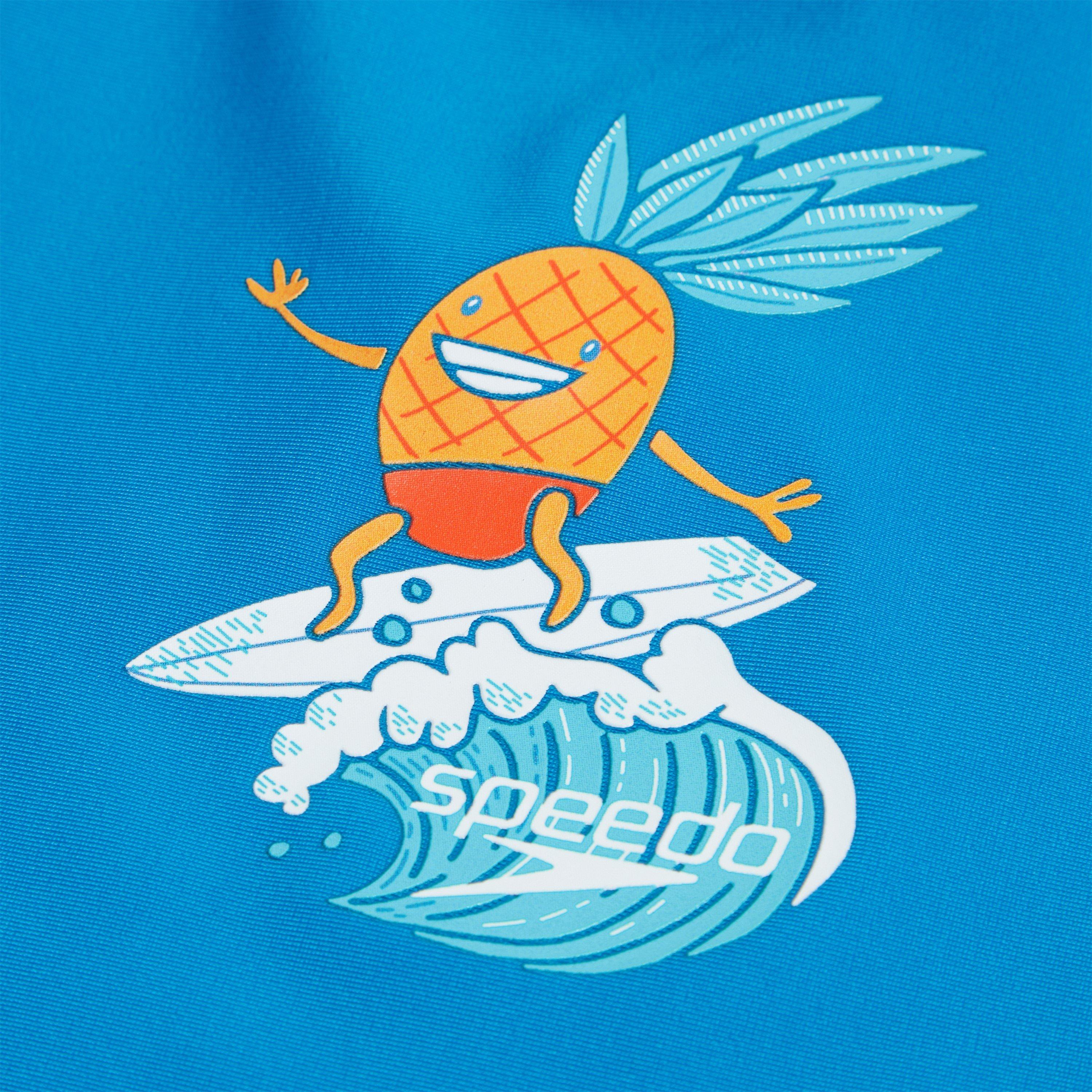 Plava/Žuta - Speedo - Prt Rash Top Bb99 - 2