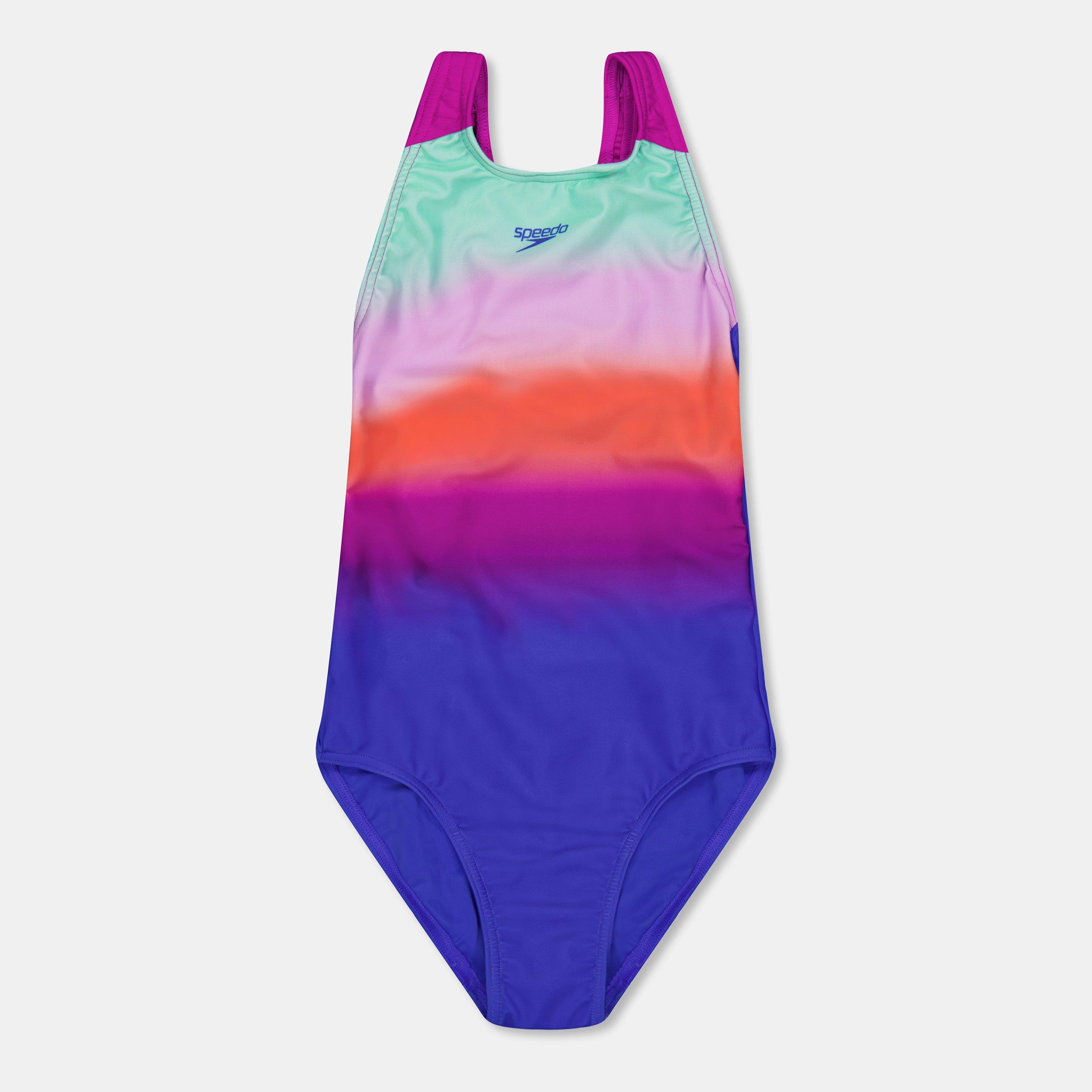 Speedo Girls Kids' One-Piece Swimsuit - Cobalt Pop - 11-12 (L)