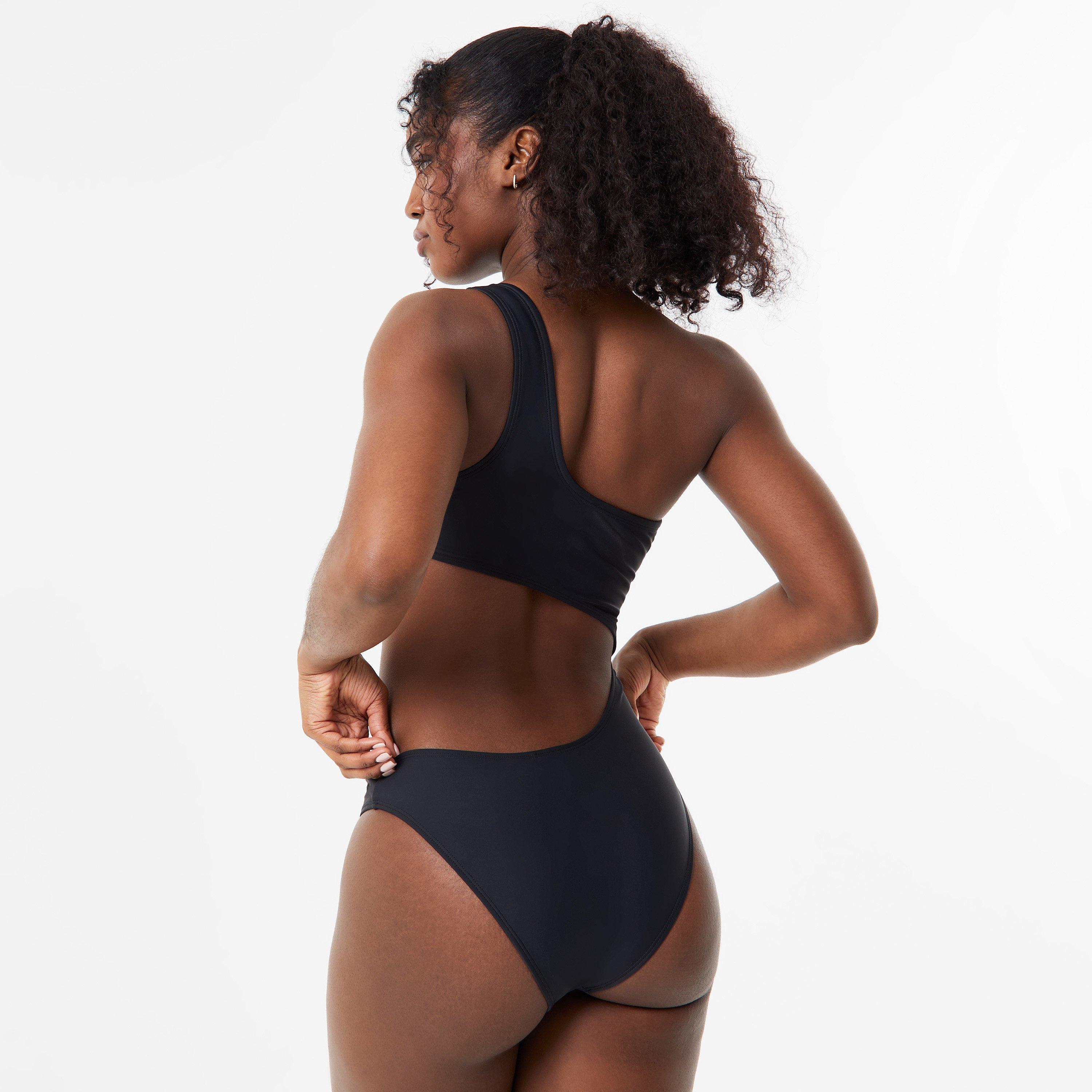 Sort - Jack Wills - One Shoulder Cut Out Swimsuit - 2