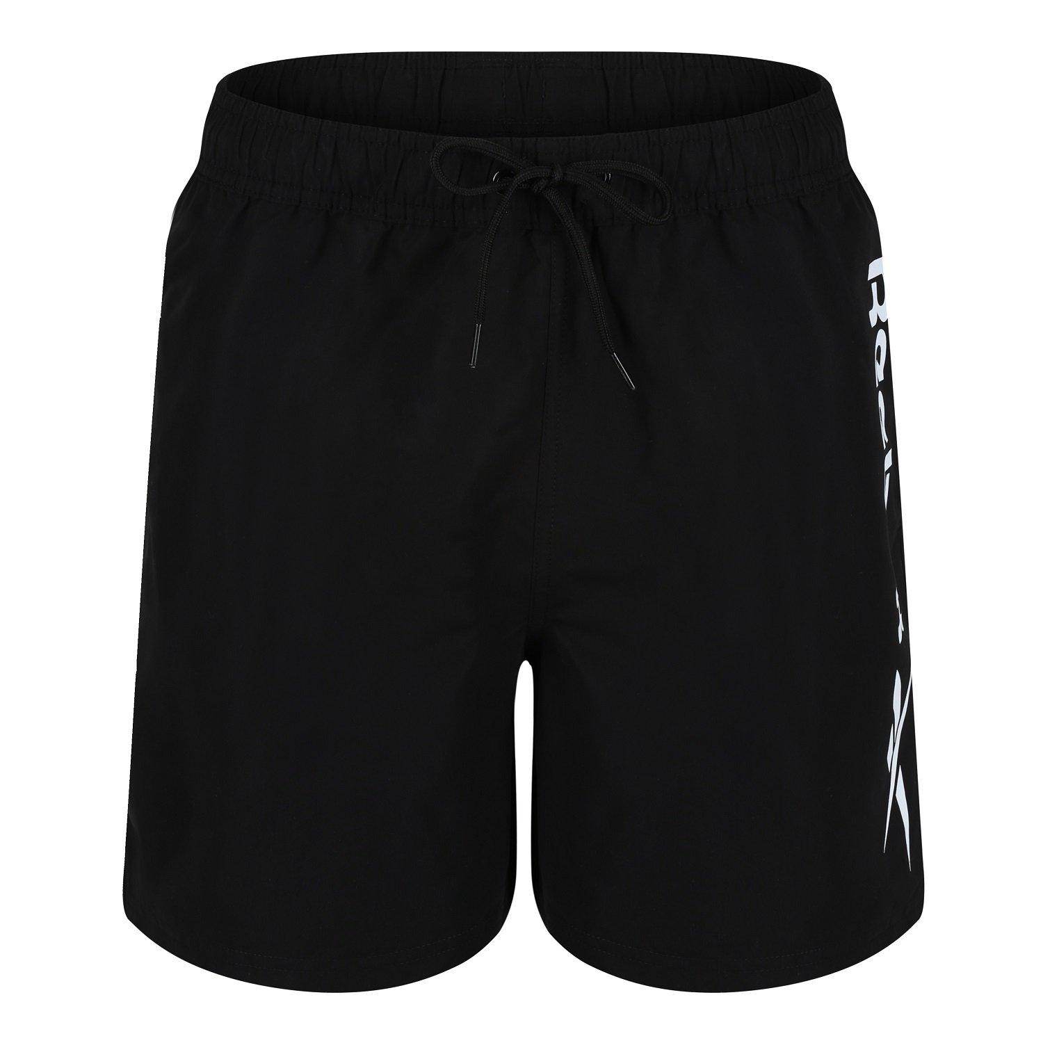 Black - Reebok - Mens Swim Shorts Yestin - 2