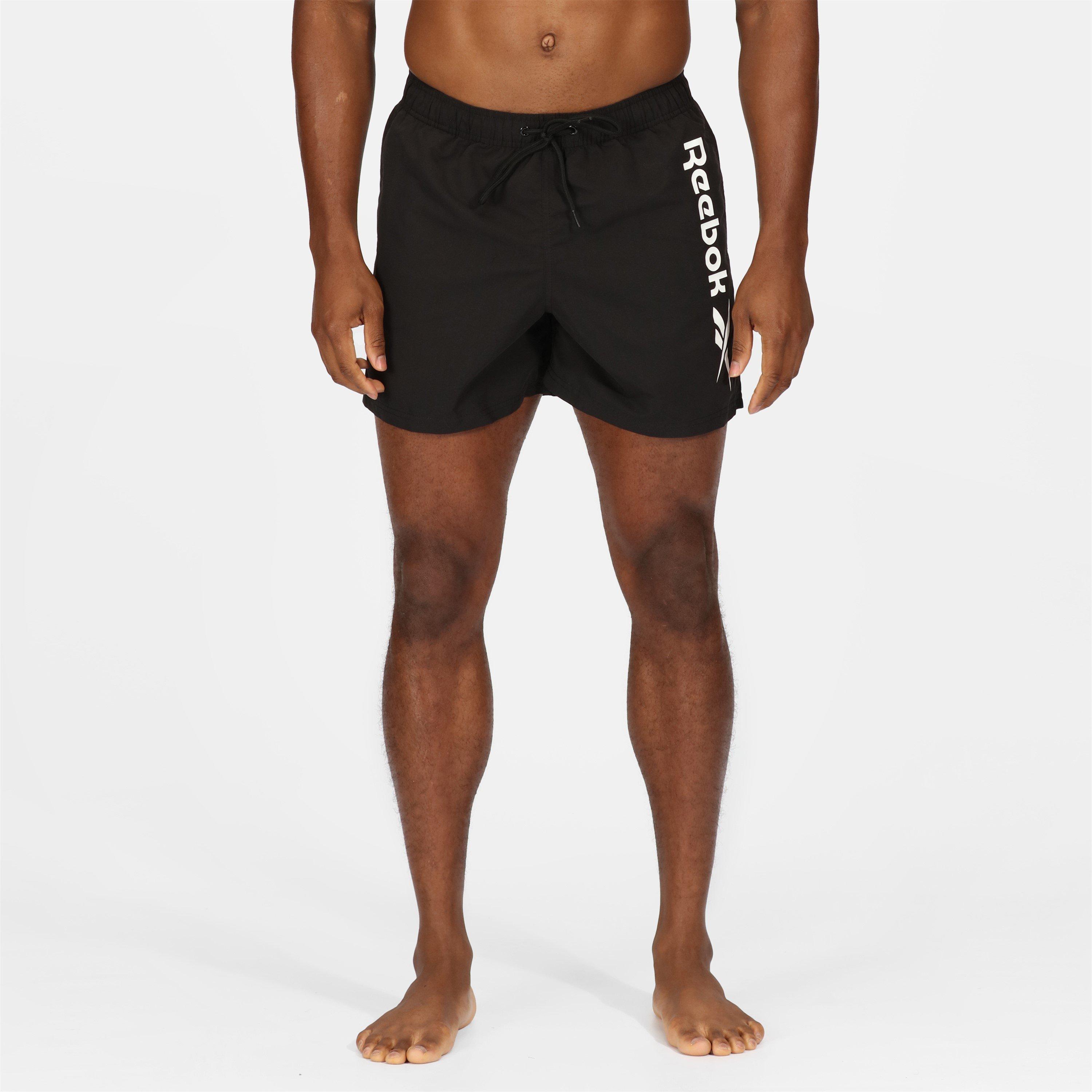 Black - Reebok - Mens Swim Shorts Yestin - 5
