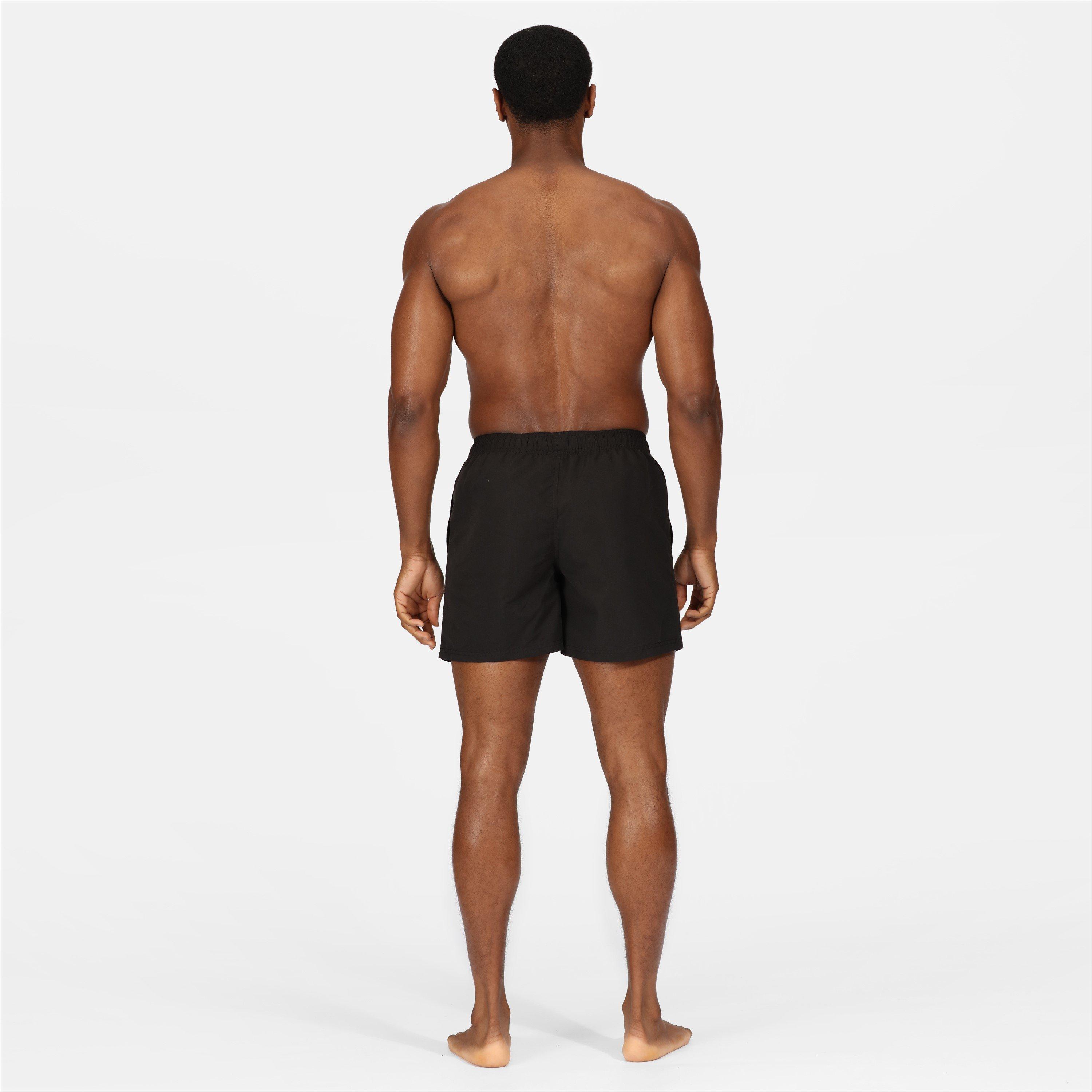 Black - Reebok - Mens Swim Shorts Yestin - 7