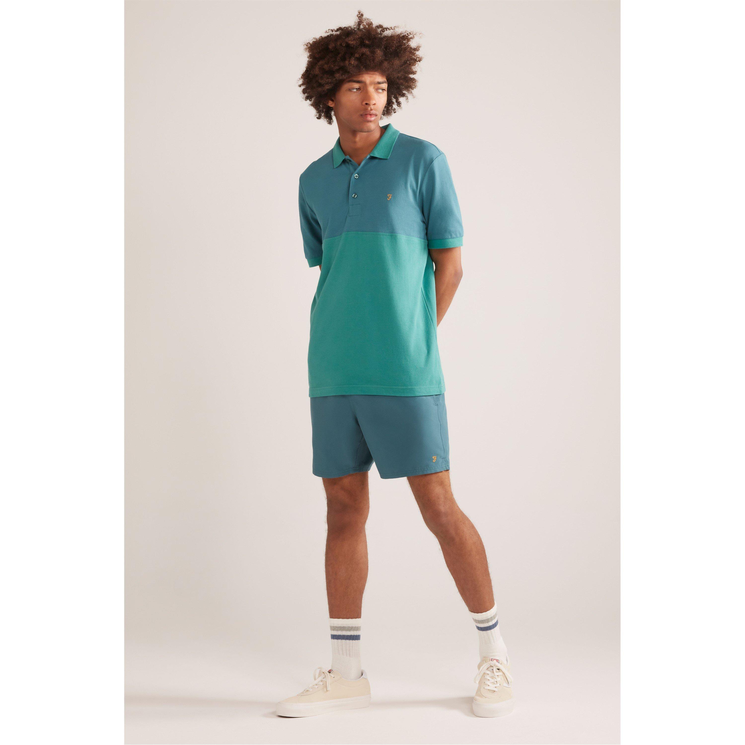 Denim Blue - Farah - Men's Colbert Plain Swim Shorts - 2