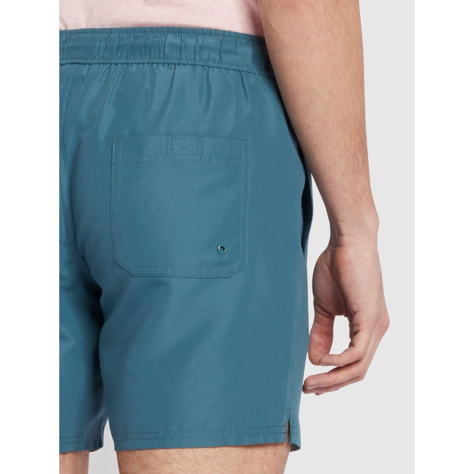Denim Blue - Farah - Men's Colbert Plain Swim Shorts - 3