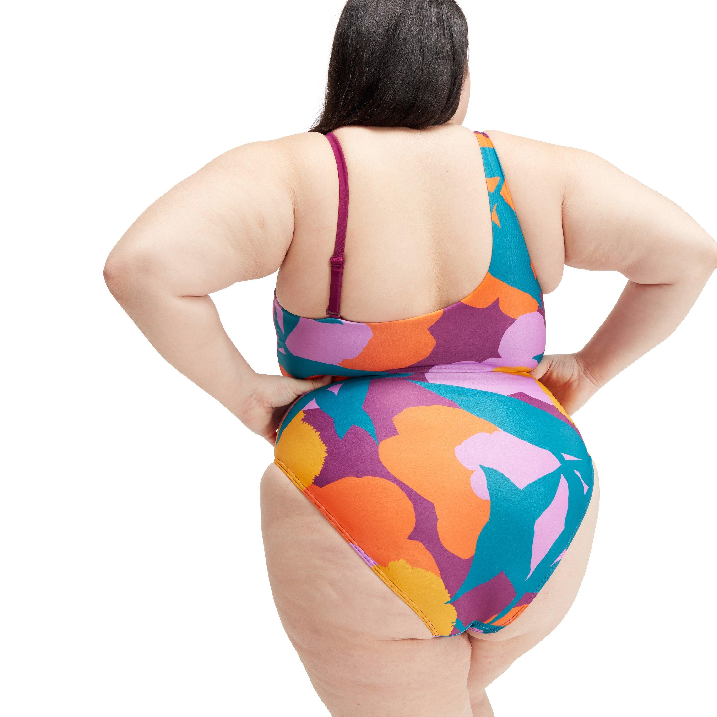 Groen/Oranje - Speedo - One Piece Swimsuit - 2