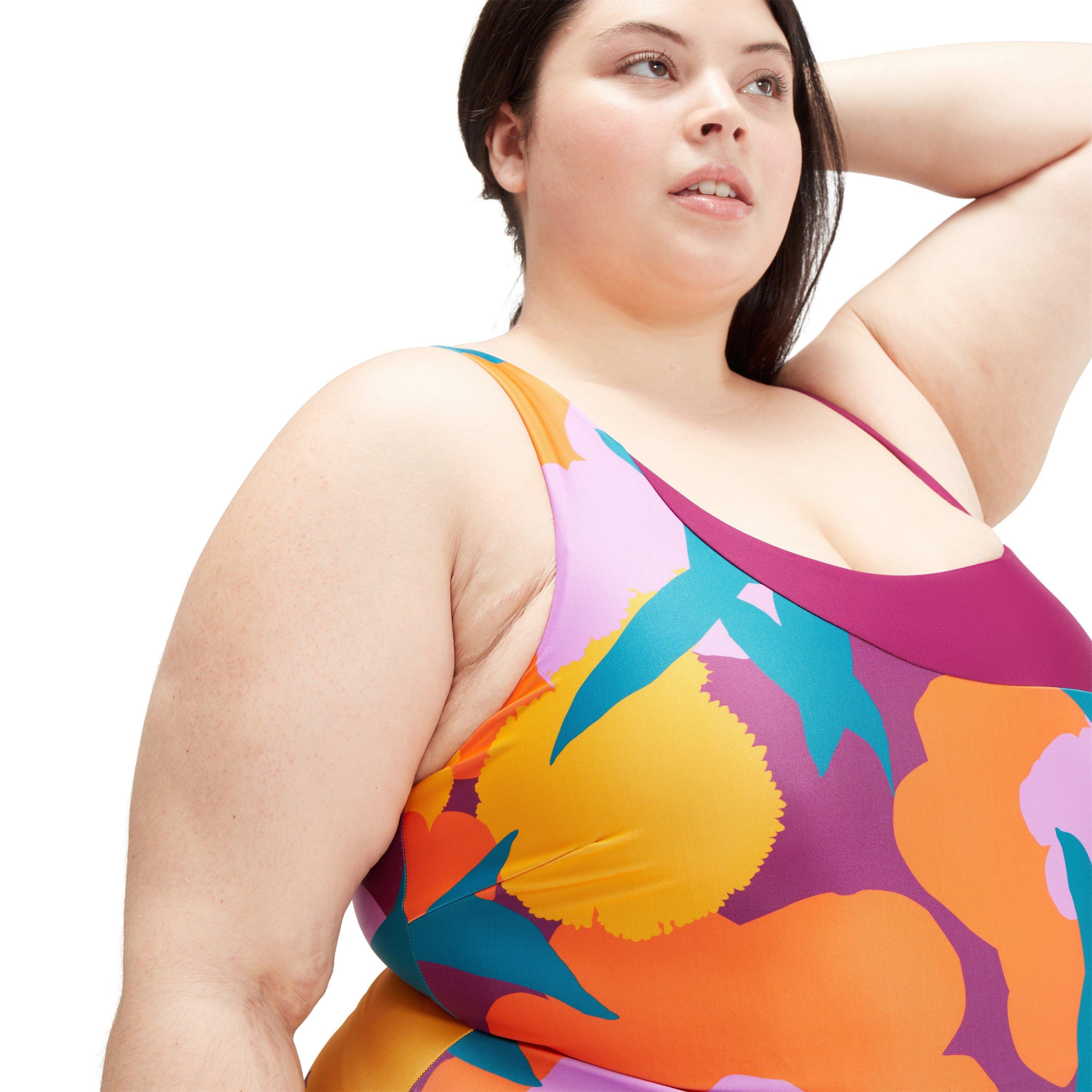 Groen/Oranje - Speedo - One Piece Swimsuit - 5