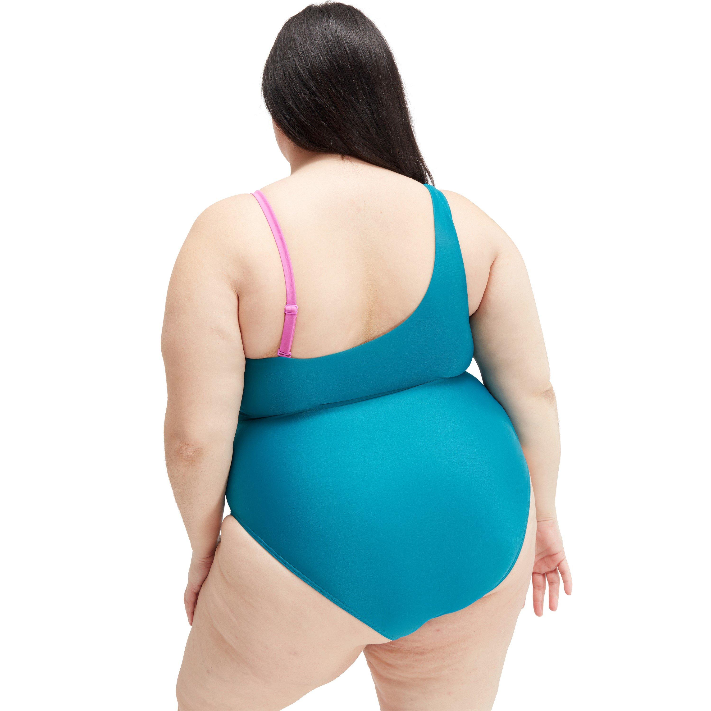 Groen/Roze - Speedo - One Piece Swimsuit - 2