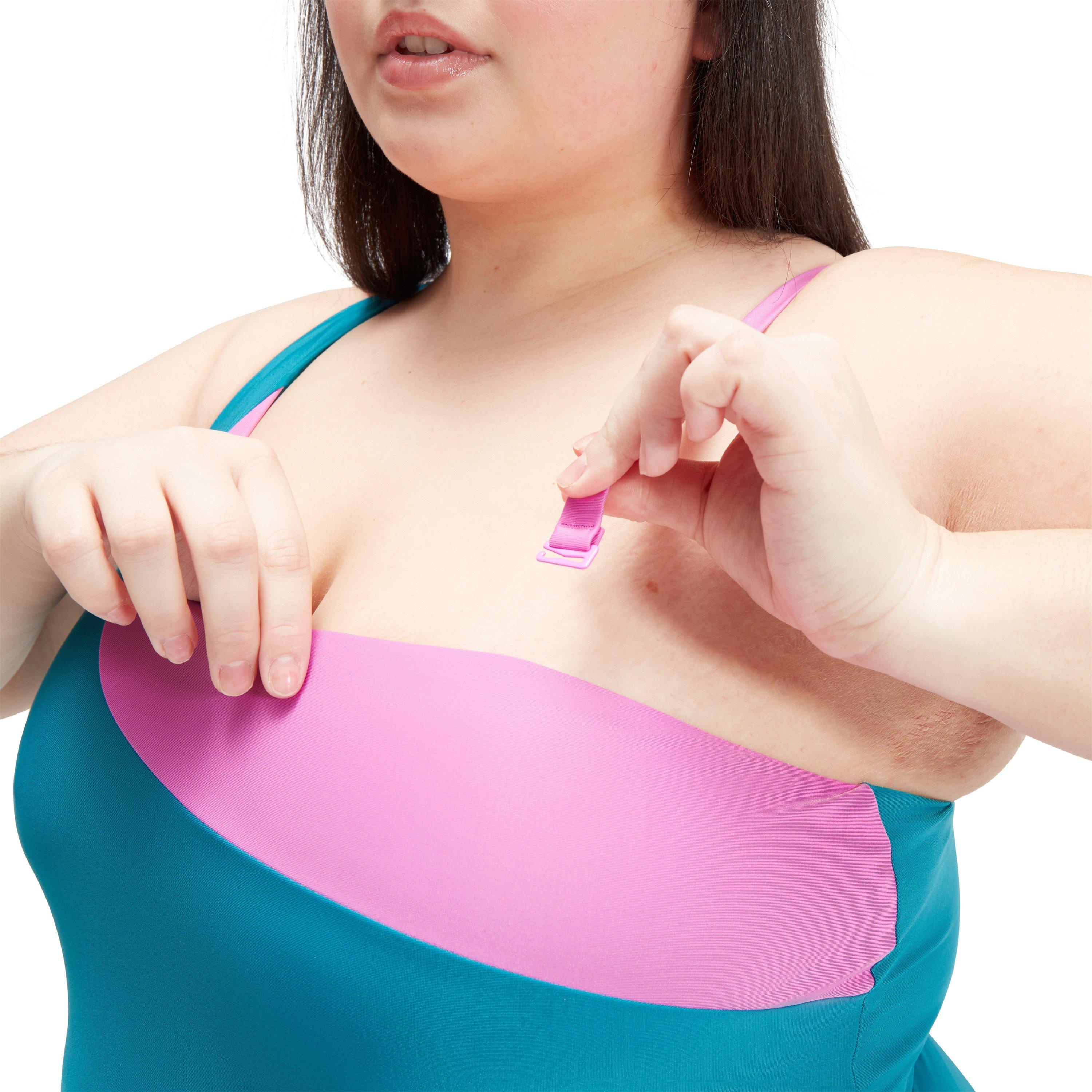 Groen/Roze - Speedo - One Piece Swimsuit - 5