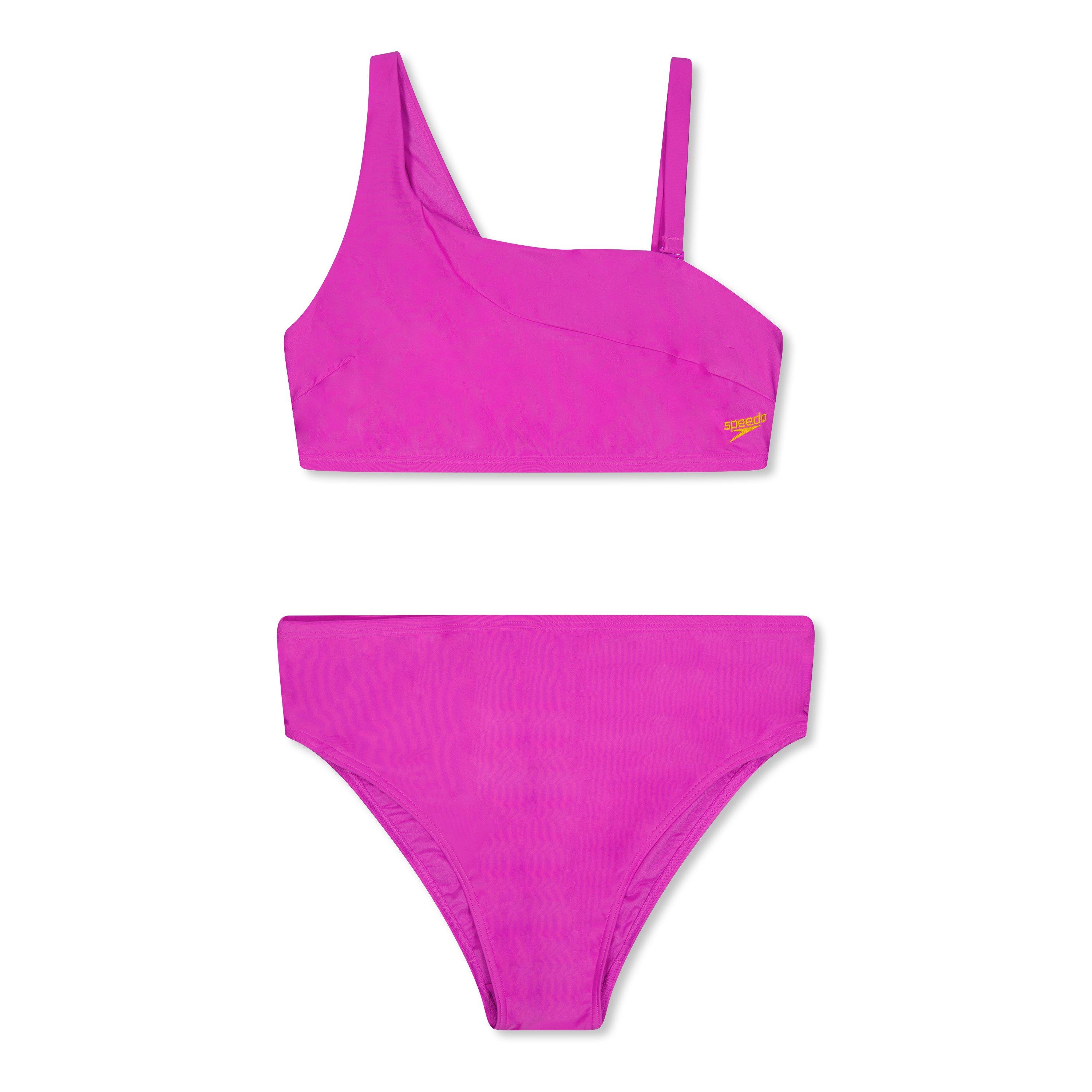 Speedo Women's Two-Piece Swimsuit - Purple - 42 (3XL