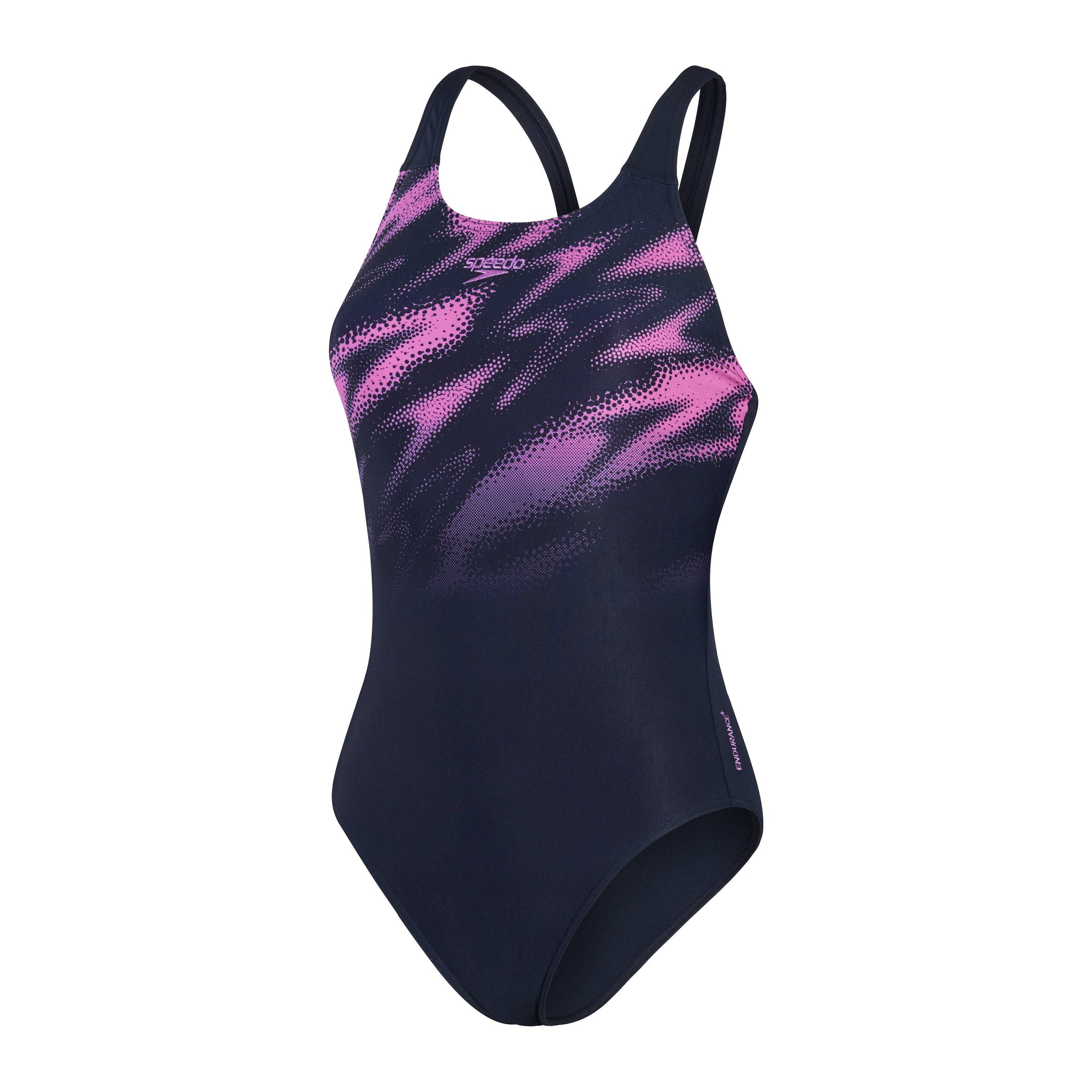 Navy/Pink - Speedo - Women's One Piece Swimsuit - 1