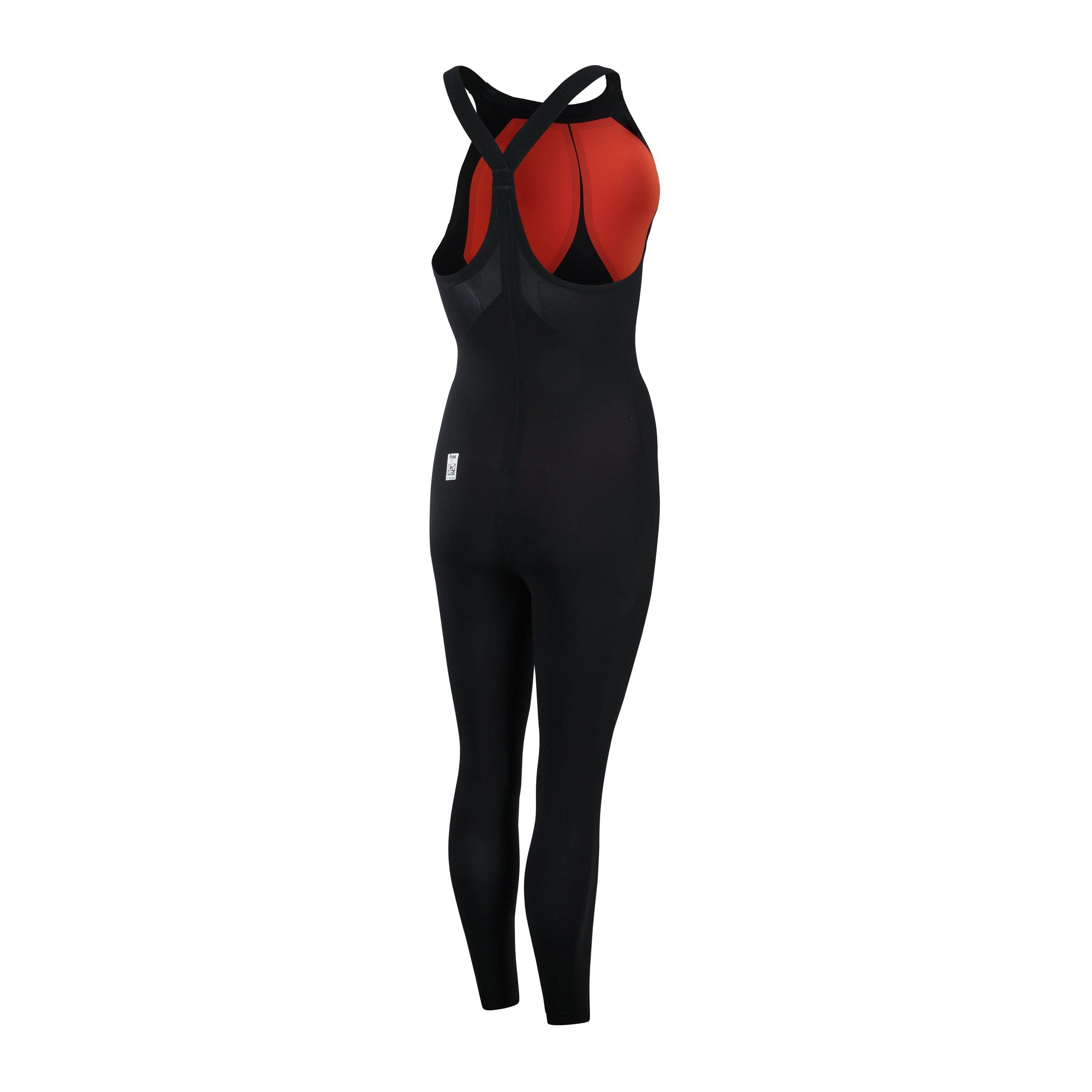 Preto/Laranja - Speedo - Elite One Piece Swimsuit - 2