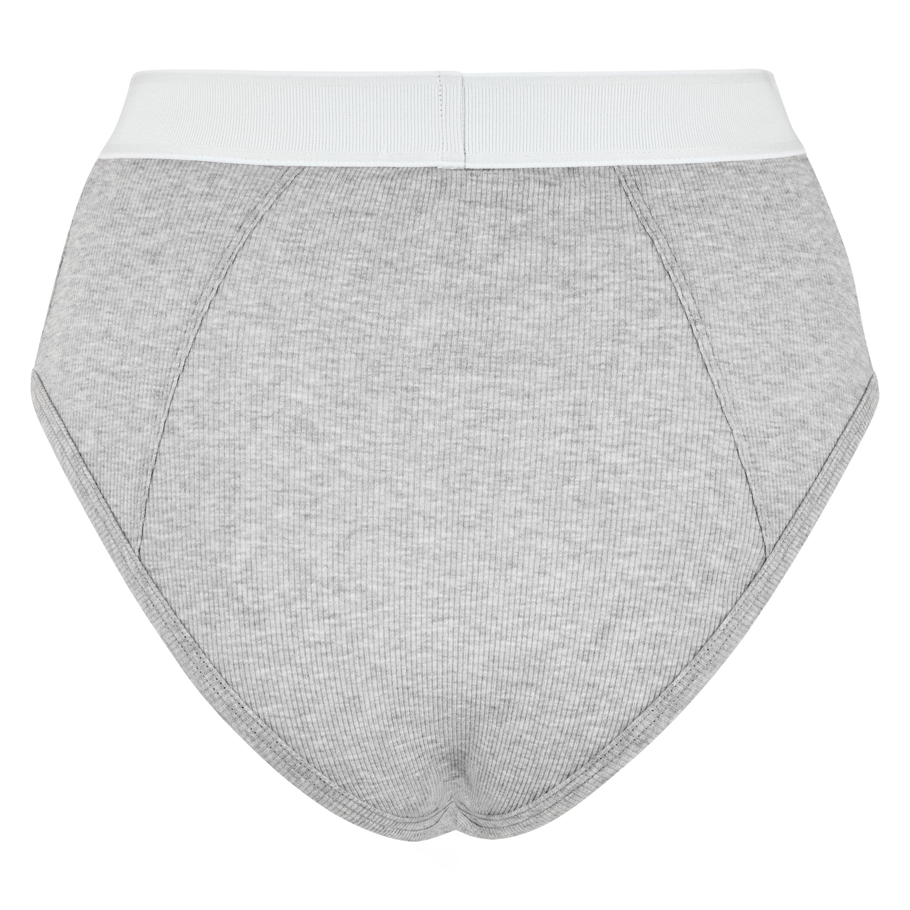 Grey Melange - Versace - Women's Tie Side Bikini Bottoms - 2