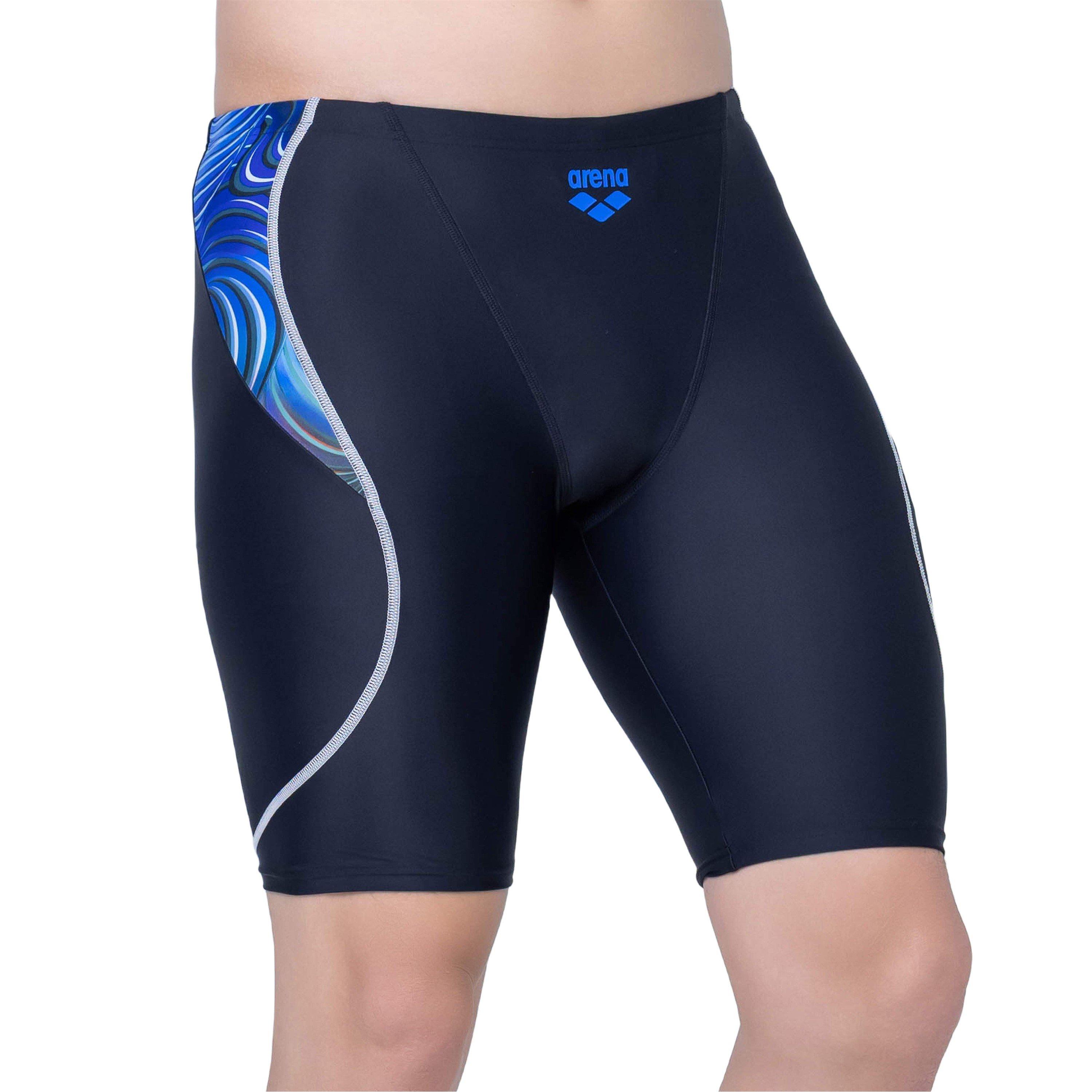 Black/Blue - Arena - Men's 42cm Jammers - 1