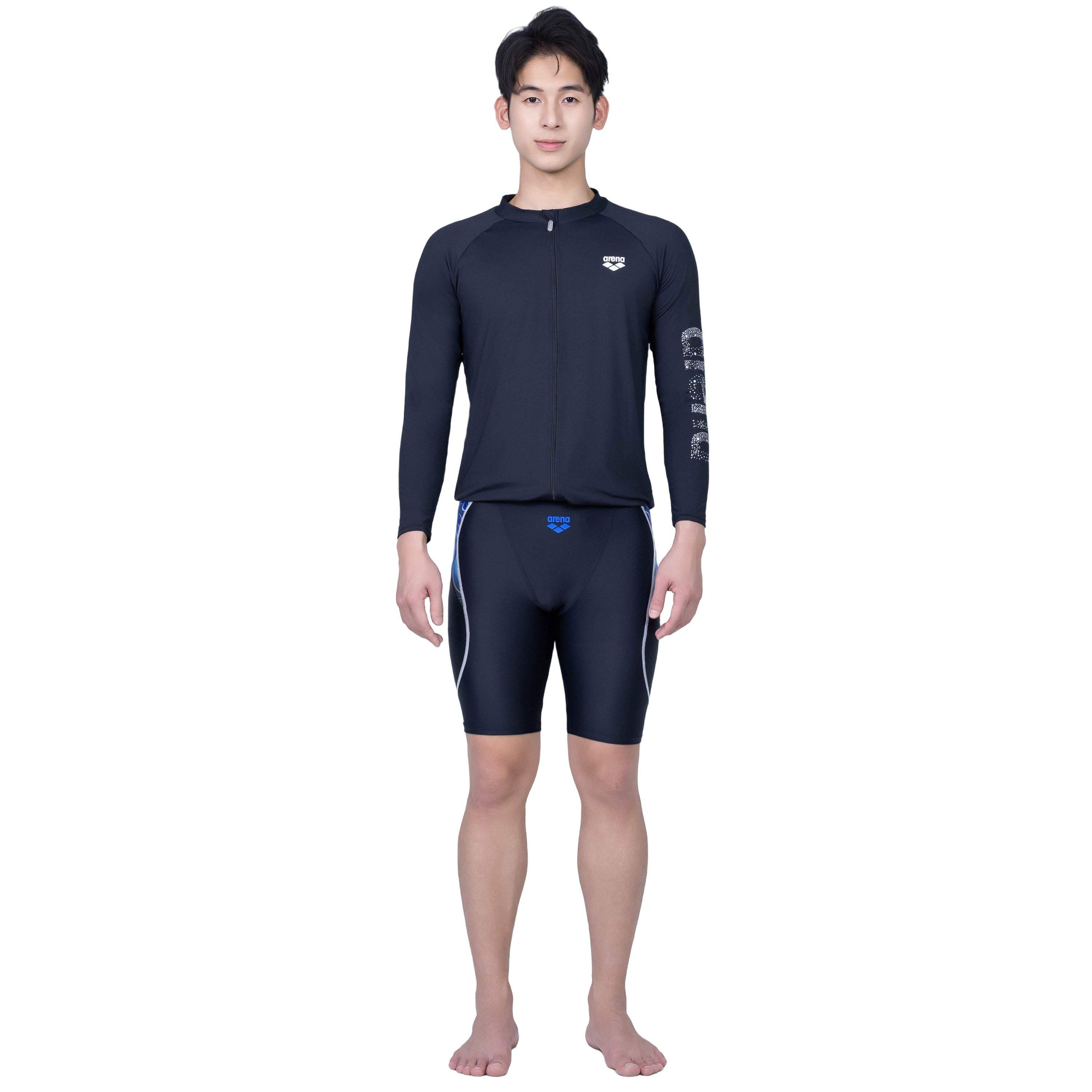Black/Blue - Arena - Men's 42cm Jammers - 4