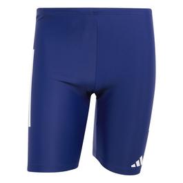 adidas 3 Stripe 8-Inch Swim Jammers Mens